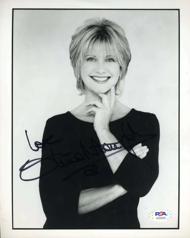 Olivia Newton John — Olivia Newton John Psa Dna Coa Signed 8x10 Photo Autographed