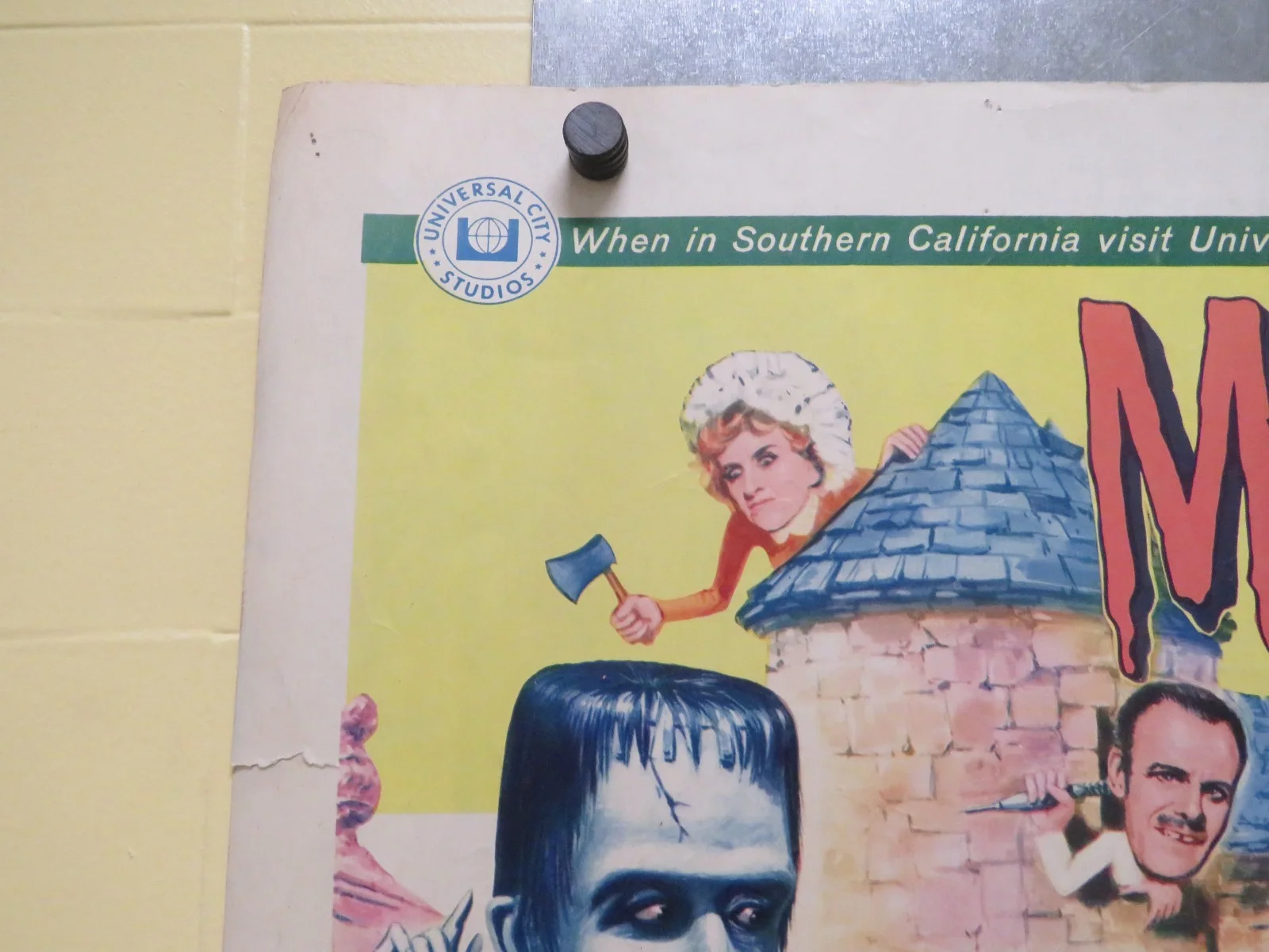 Signed Butch Patrick Munster Go Home The Munsters 1996 Movie 22x28 Poster RLD, изображение 5