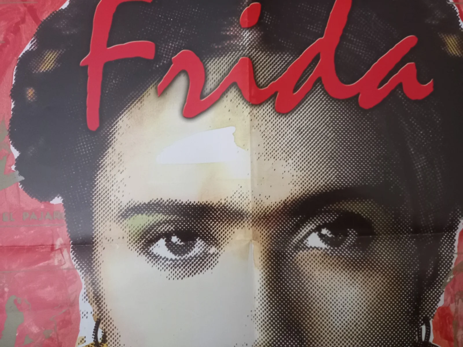 ORIGINAL, 'FRIDA', UK VIDEO STORE PROMO POSTER( 2002 ). 59 CM X 42 CM., изображение 5