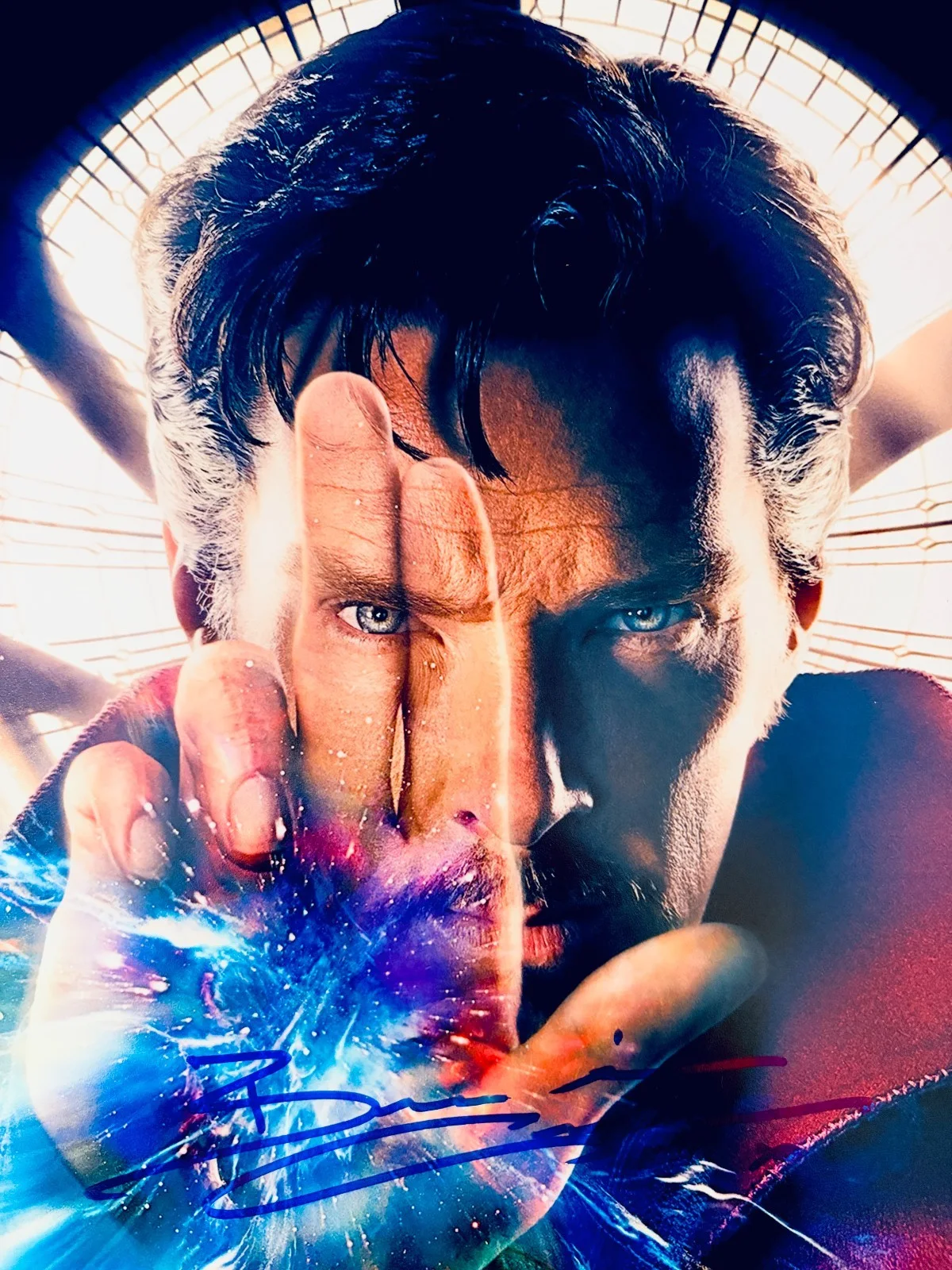 Benedict Cumberbatch — Benedict Cumberbatch•Marvel *Dr. Strange* •8x10•Todd Mueller Autographs COA, image 3