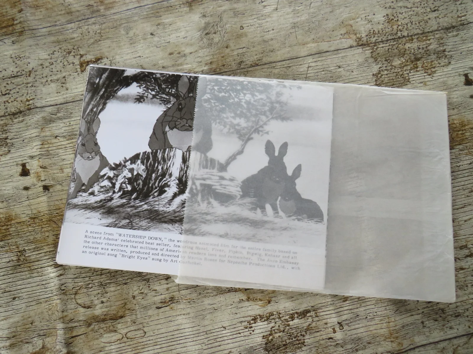 WATERSHIP DOWN ORIGINAL 1978 CINEMA FILM MOVIE PRESS KIT 22 PHOTOS SUPER RARE !, изображение 4