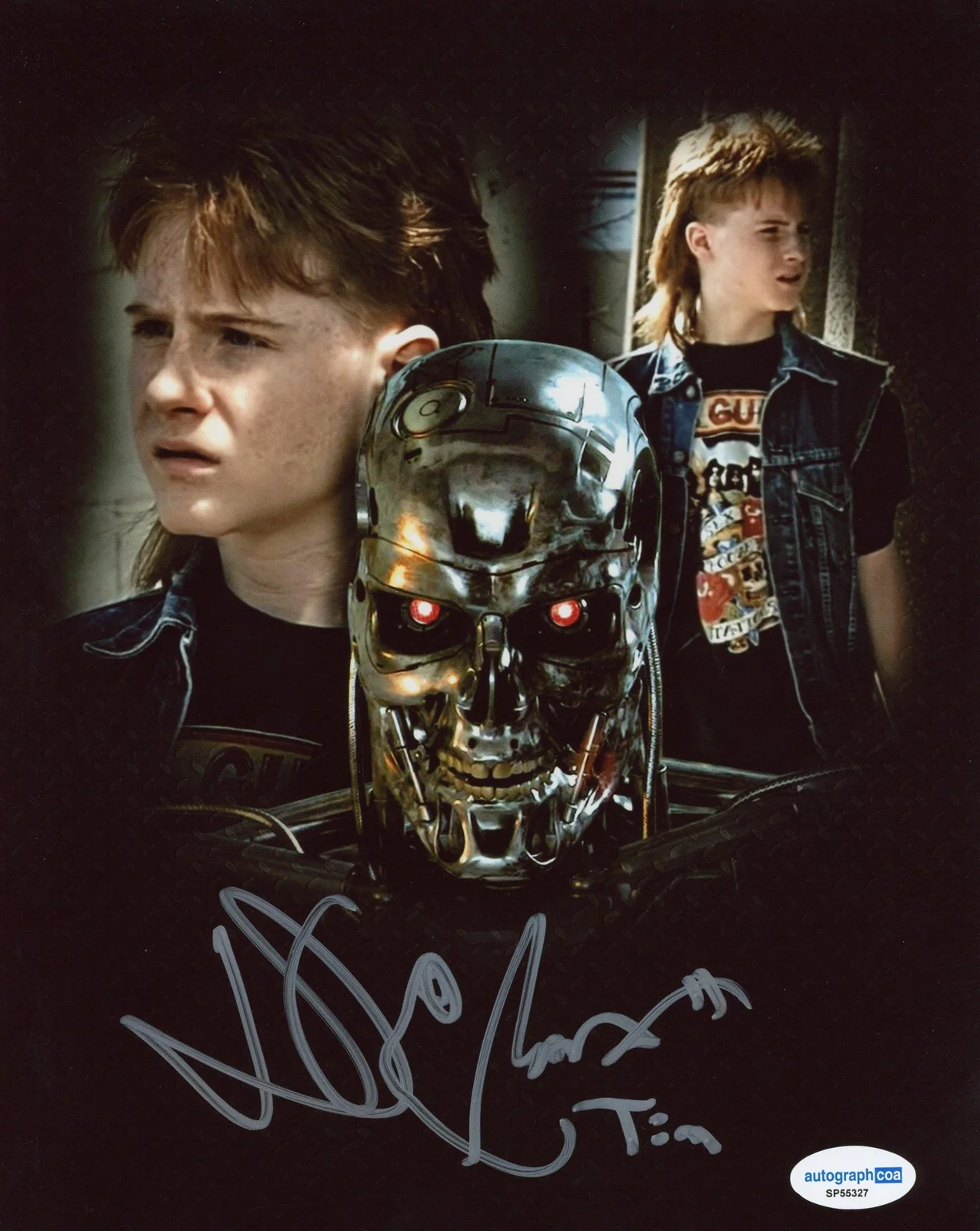 Danny Cooksey — Danny Cooksey "Terminator 2: Judgment Day" AUTOGRAPH Signed Tim 8x10 Photo ACOA, image 2