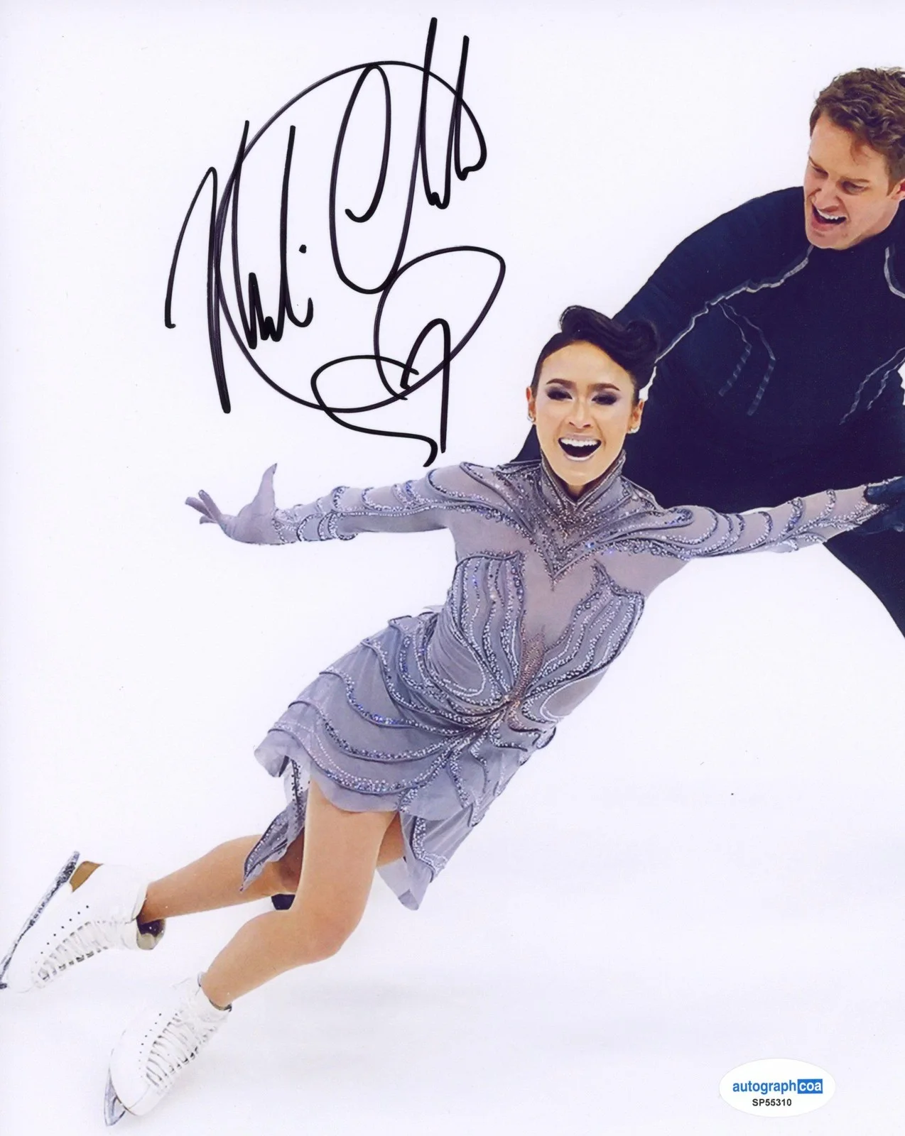 Madison Chock — Madison Chock AUTOGRAPH Signed Olympics USA Figure Skating 8x10 Photo ACOA, image 2