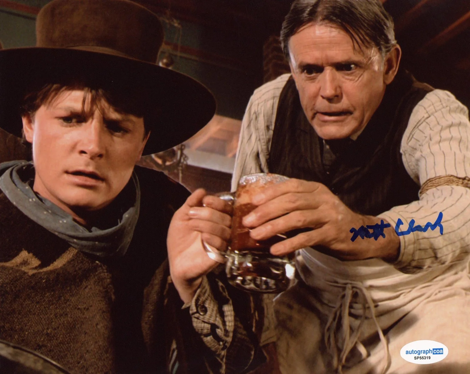Matt Clark — Matt Clark "Back to the Future Part III" AUTOGRAPH Signed 8x10 Photo ACOA, изображение 2