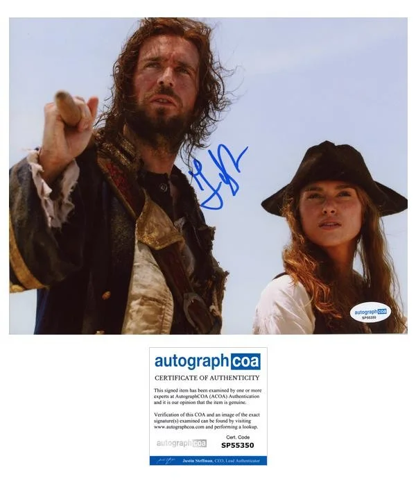 Jack Davenport — Jack Davenport "Pirates of the Caribbean" AUTOGRAPH Signed 8x10 Photo D ACOA