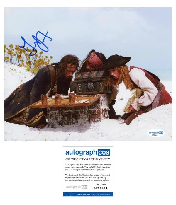 Jack Davenport — Jack Davenport "Pirates of the Caribbean" AUTOGRAPH Signed 8x10 Photo H ACOA