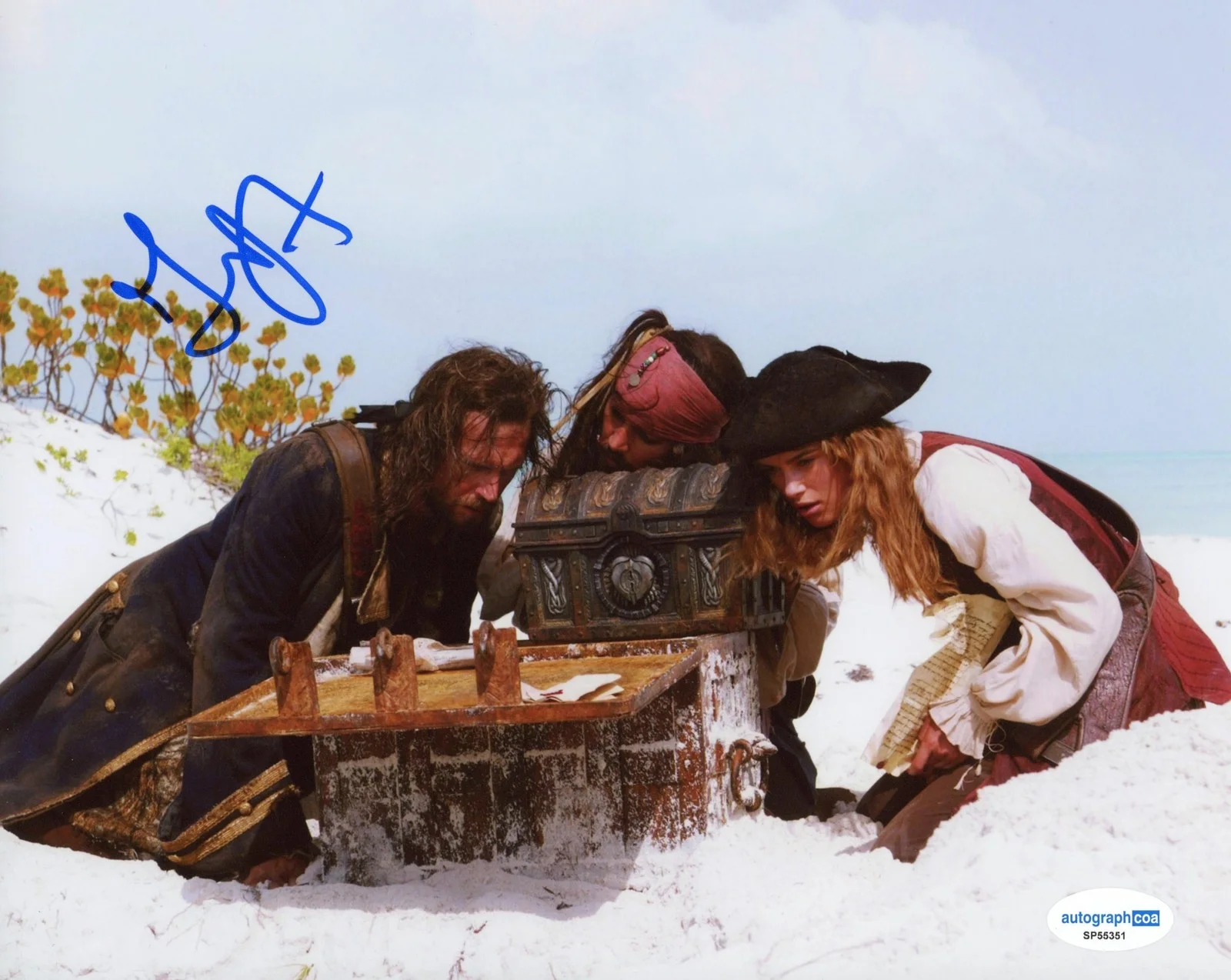 Jack Davenport — Jack Davenport "Pirates of the Caribbean" AUTOGRAPH Signed 8x10 Photo H ACOA, изображение 2