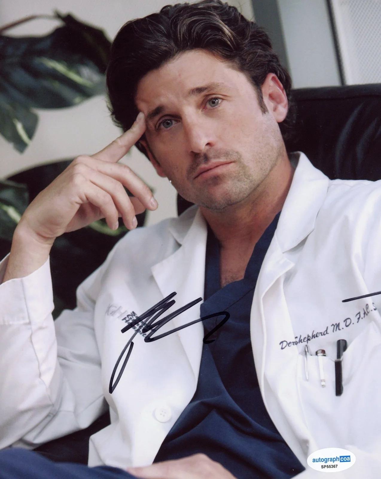 Patrick Dempsey — Patrick Dempsey "Grey's Anatomy" AUTOGRAPH Signed 'Derek' 8x10 Photo ACOA, изображение 2