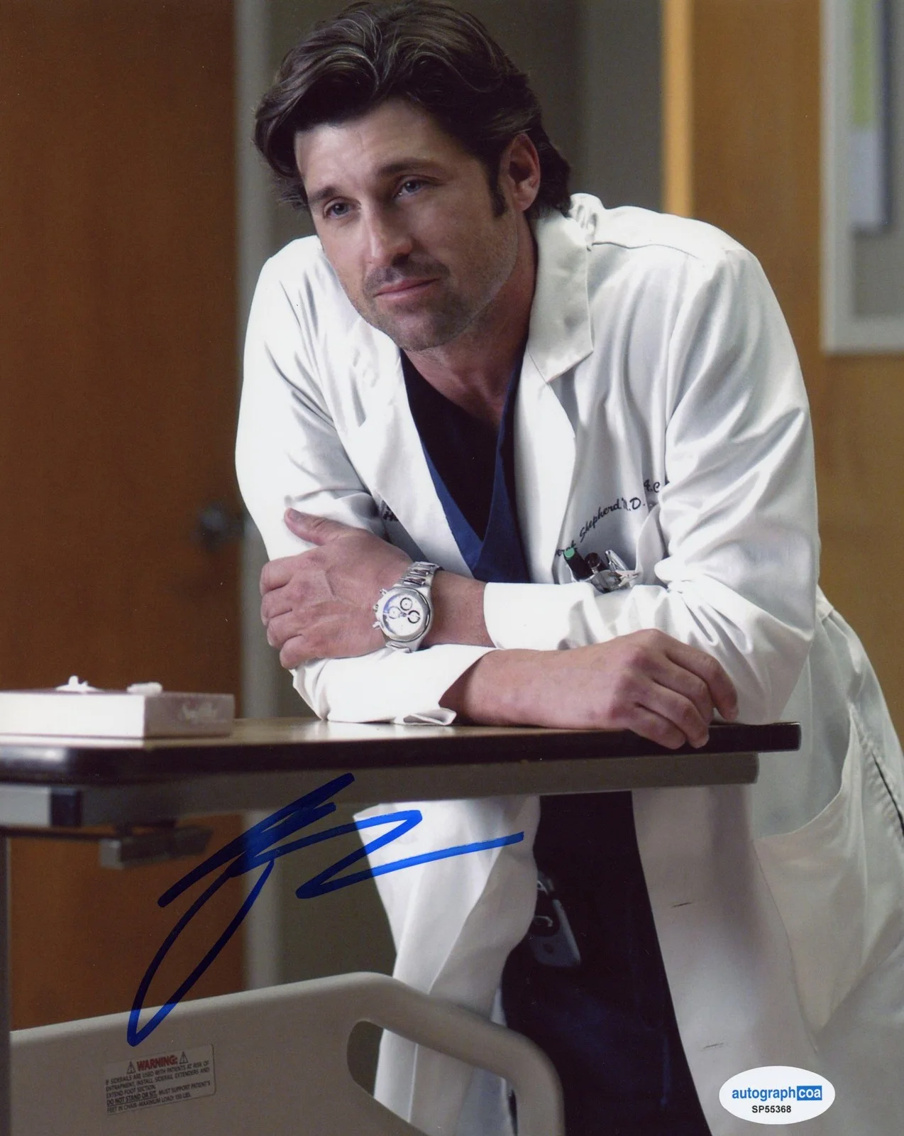 Patrick Dempsey — Patrick Dempsey "Grey's Anatomy" AUTOGRAPH Signed 'Derek' 8x10 Photo B ACOA, image 2