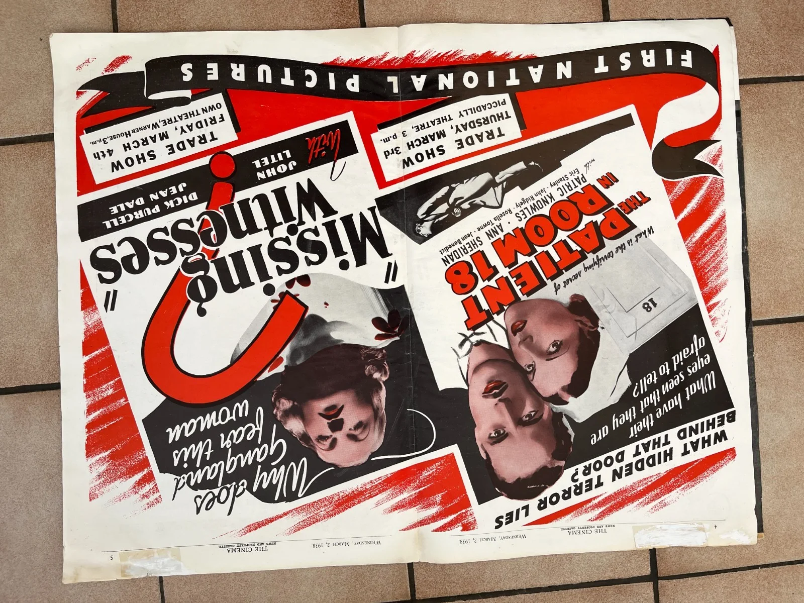 CLARK GABLE JOHN BARRYMORE MAUREEN O'SULLIVAN WILL HAY 'The Cinema' 1938, изображение 4