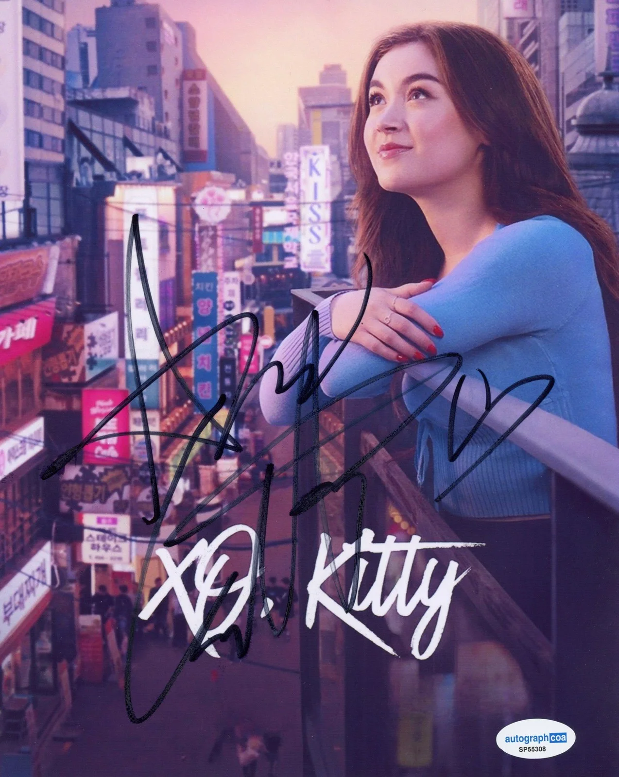 Anna Cathcart — Anna Cathcart "XO, Kitty" AUTOGRAPH Signed Autographed 8x10 Photo C ACOA, изображение 2