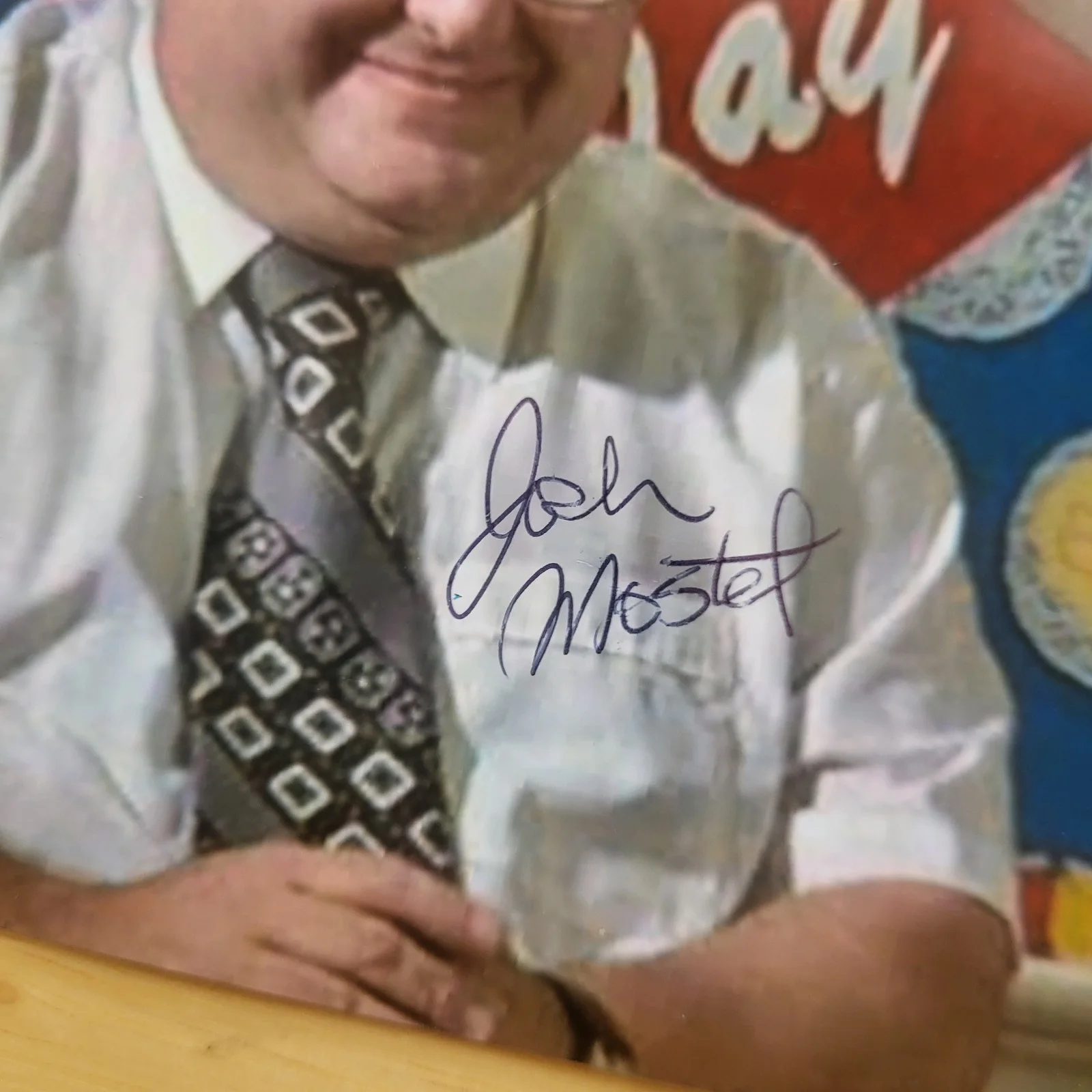 Josh Mostel — Josh Mostel Happy Gilmore Hand Signed 4x6 Autograph, image 2