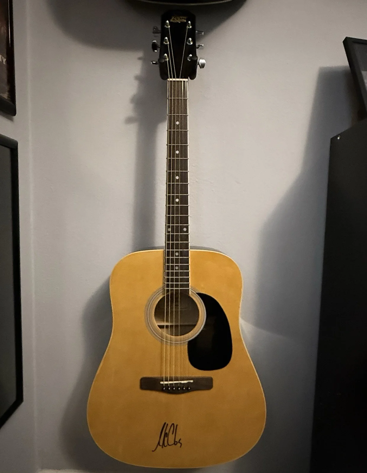 Luke Combs Signed Acoustic Guitar, image 4