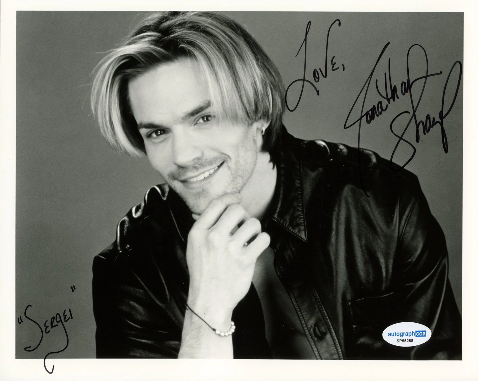 Jonathan Sharp — Jonathan Sharp "Another World" AUTOGRAPH Signed 'Sergei' 8x10 Photo ACOA, image 2