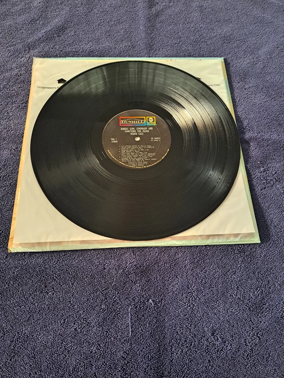 HENRY DILTZ SIGNED MAMA CASS BUBBLE GUM, LEMONADE & SOMETHING FOR MAMA VINYL JSA, image 5
