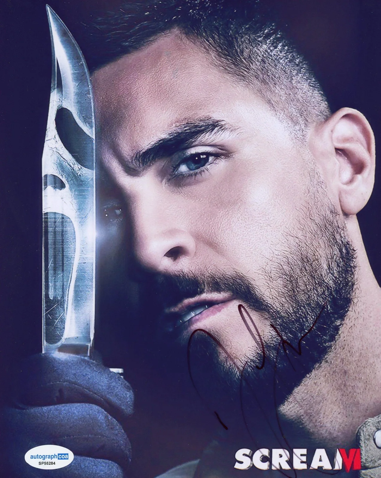 Josh Segarra — Josh Segarra "Scream VI" AUTOGRAPH Signed 'Danny Brackett' 8x10 Photo B ACOA, изображение 2