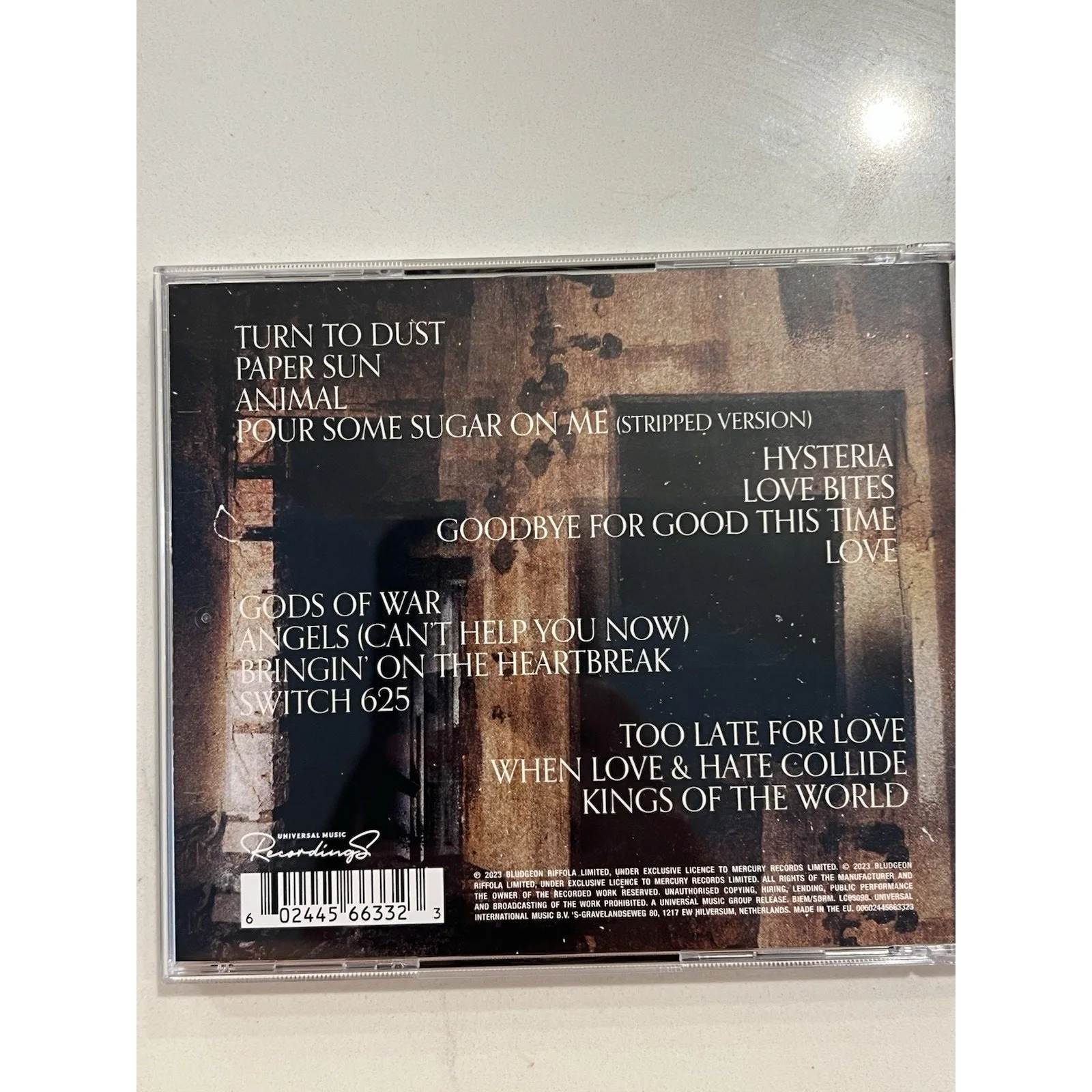 Def Leppard SIGNED Drastic Symphonies CD Autographed ACOA Authenticated #5, image 5