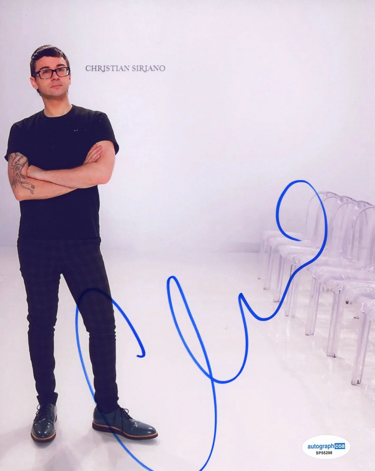 Christian Siriano — Christian Siriano AUTOGRAPH Signed Fashion Designer 8x10 Photo C ACOA, изображение 2