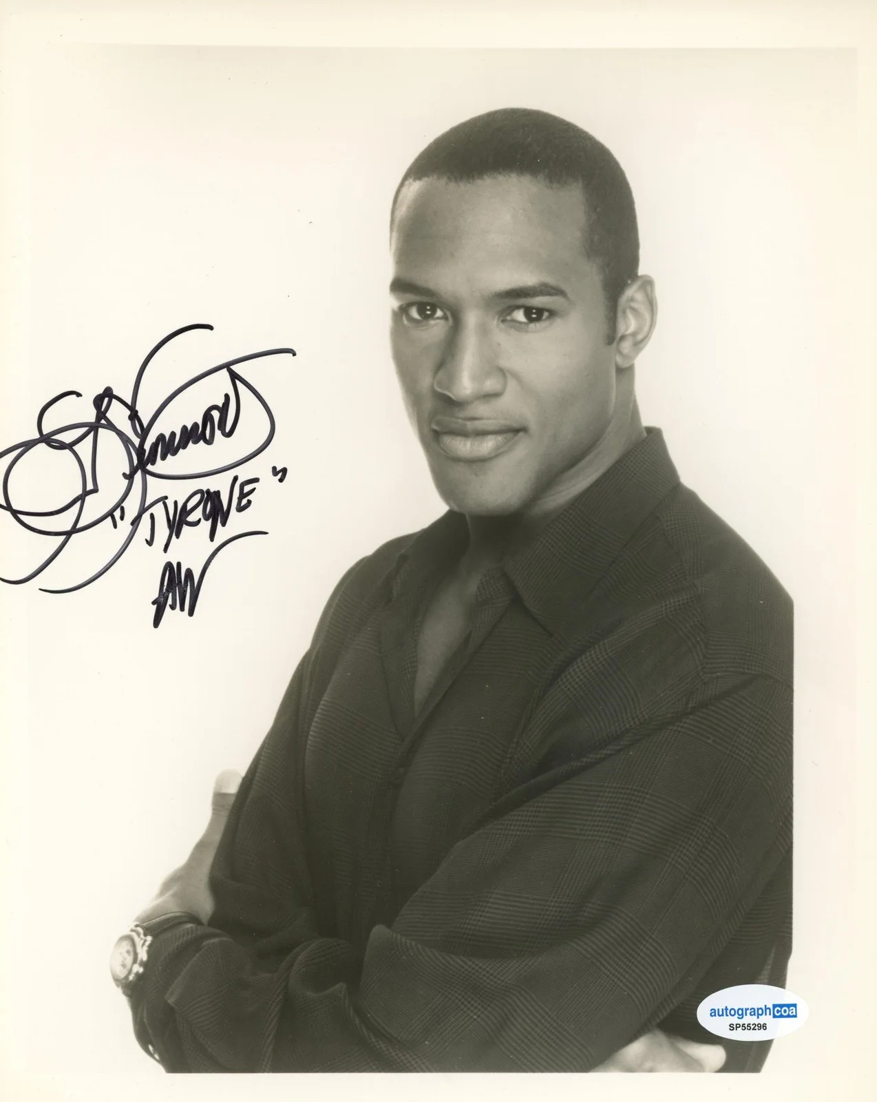 Henry Simmons — Henry Simmons "Another World" AUTOGRAPH Signed 'Tyrone' 8x10 Photo ACOA, image 2