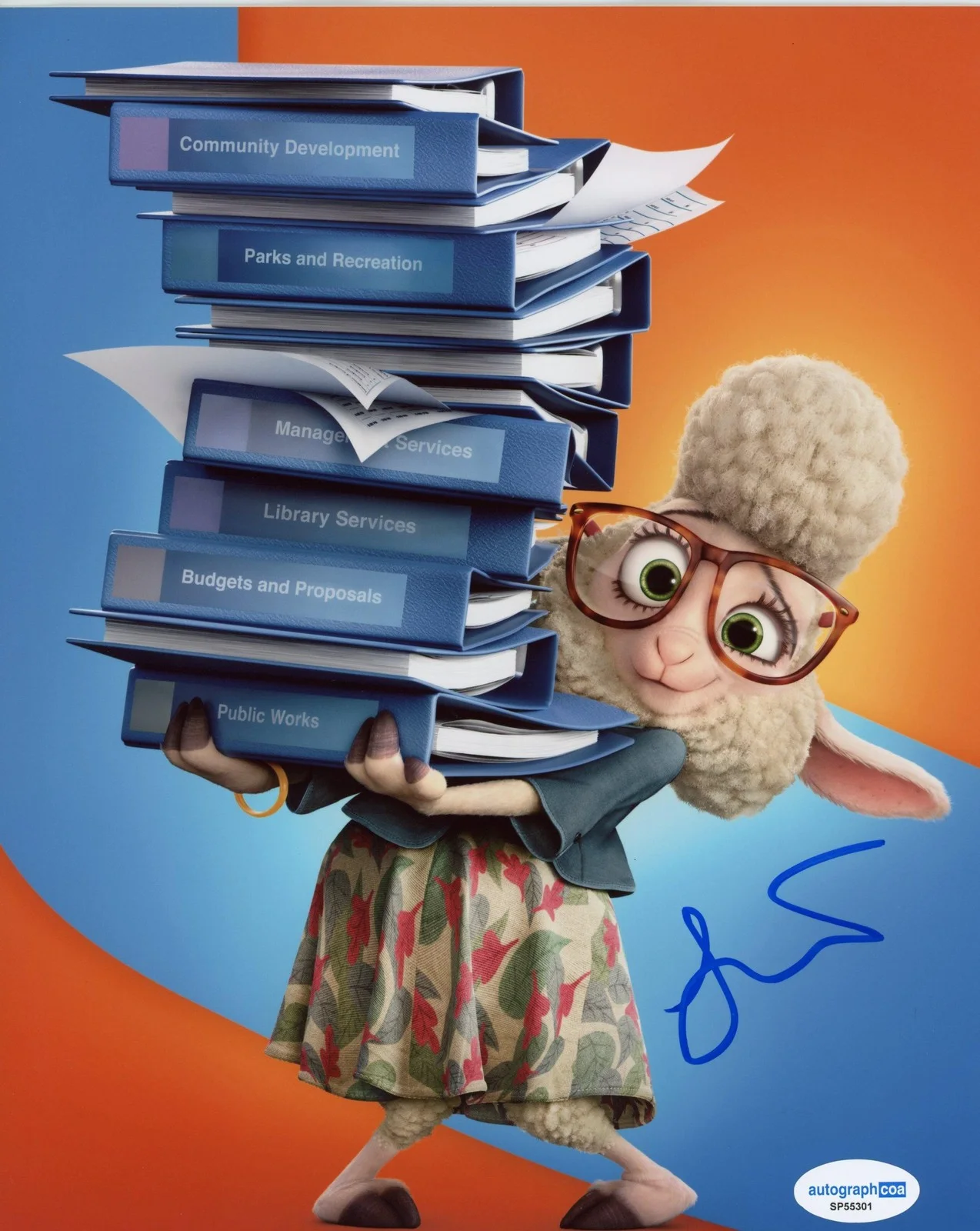 Jenny Slate — Jenny Slate "Zootopia" AUTOGRAPH Signed 'Bellwether' 8x10 Photo ACOA, image 2