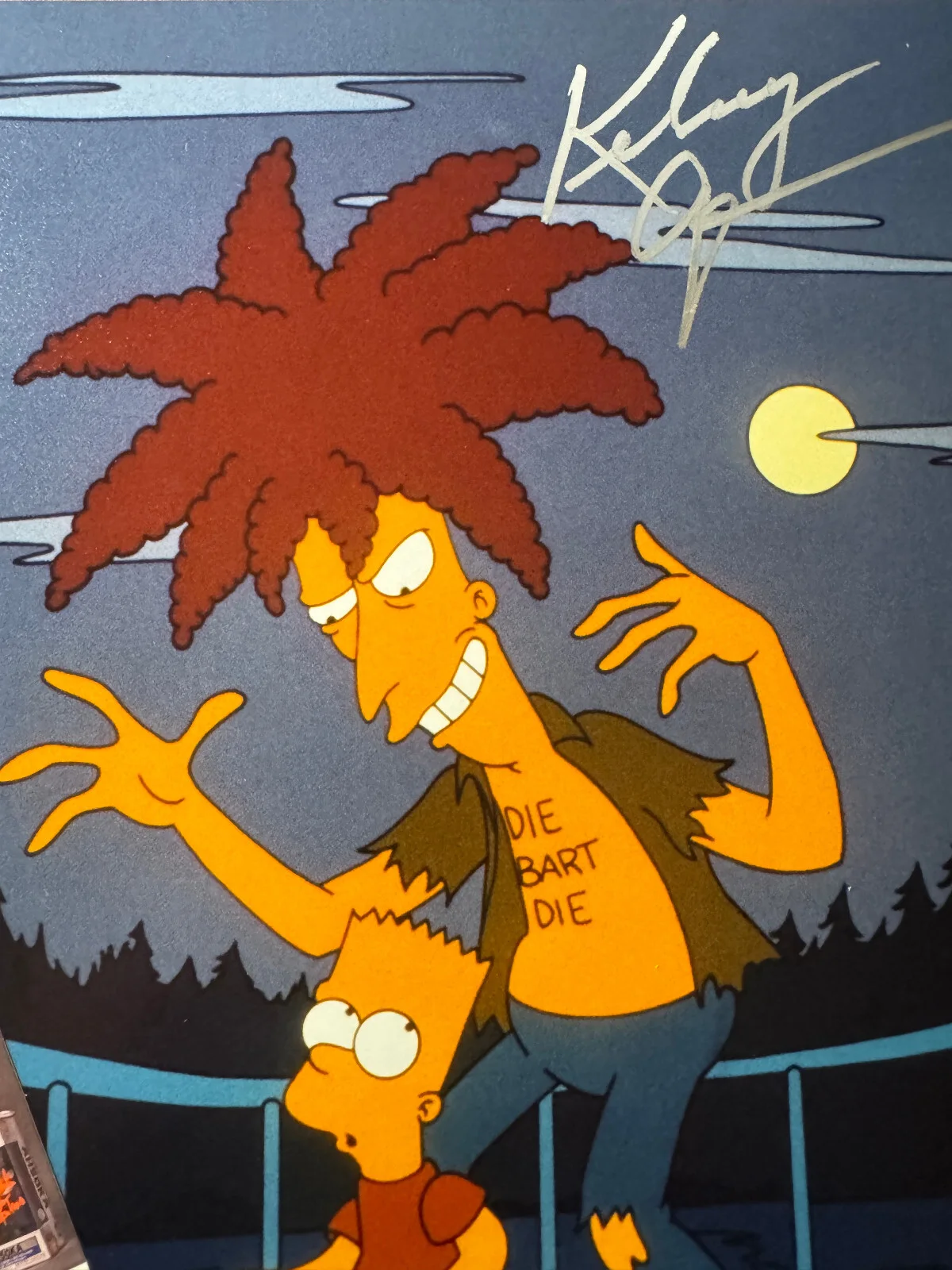 Kelsey Grammer — Kelsey Grammar Signed JSA• THE SIMPSONS•"Cape Fear" Episode 1998•Sideshow Bob, изображение 3
