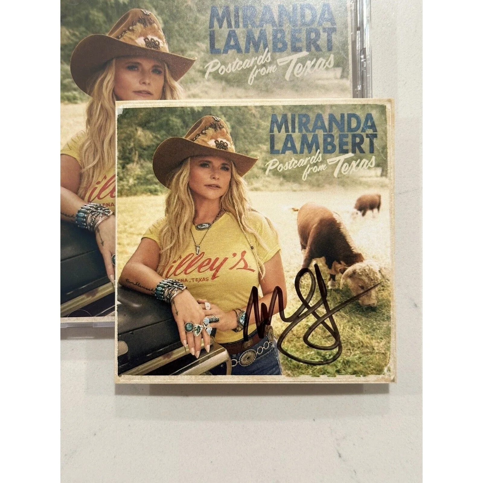 Miranda Lambert Postcards From Texas Autographed CD Signed, image 2