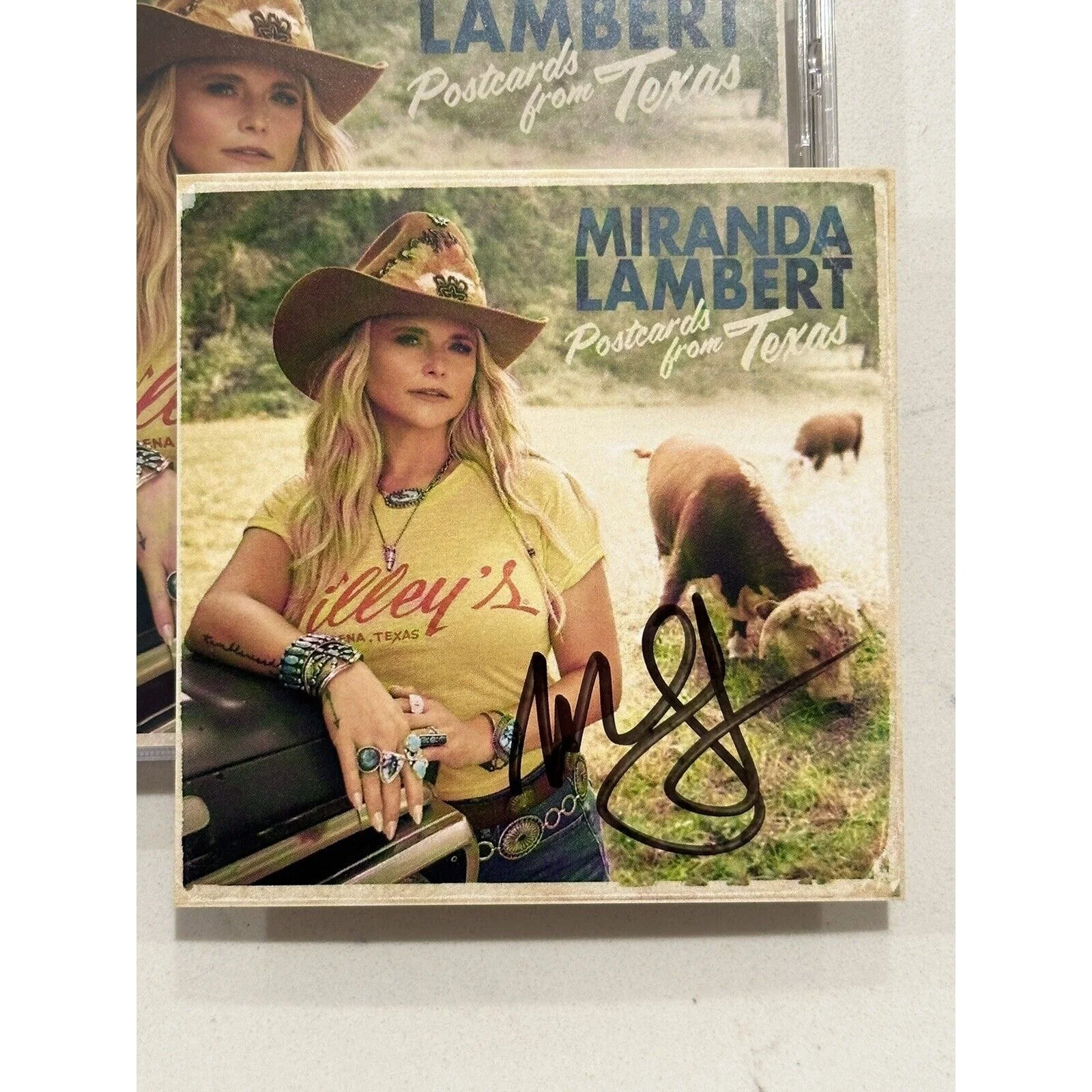 Miranda Lambert Postcards From Texas Autographed CD Signed, image 4
