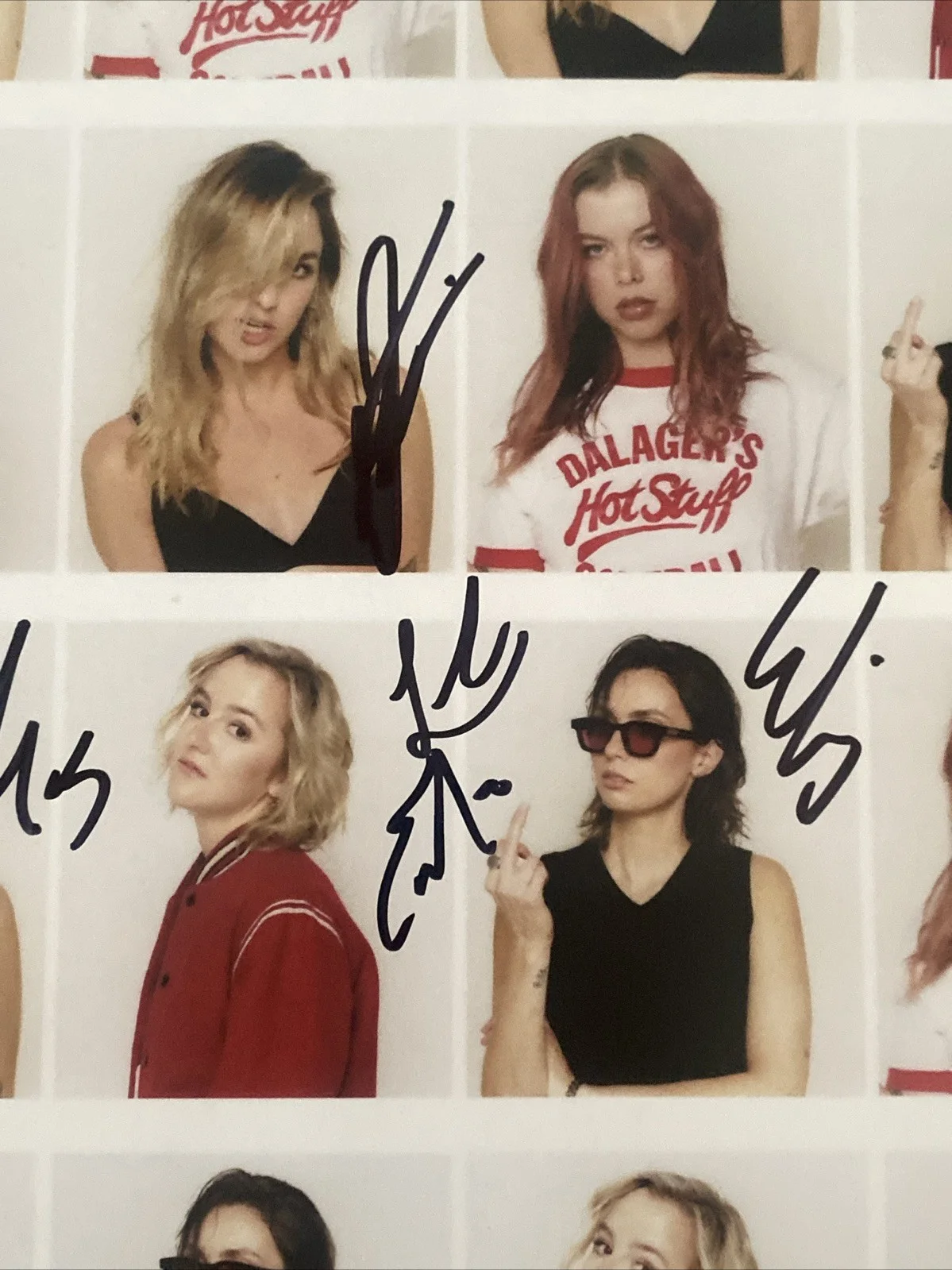 The Beaches Band Full Autographed Vinyl Album ‘Blame My Ex’ Jordan Miller +3, изображение 3