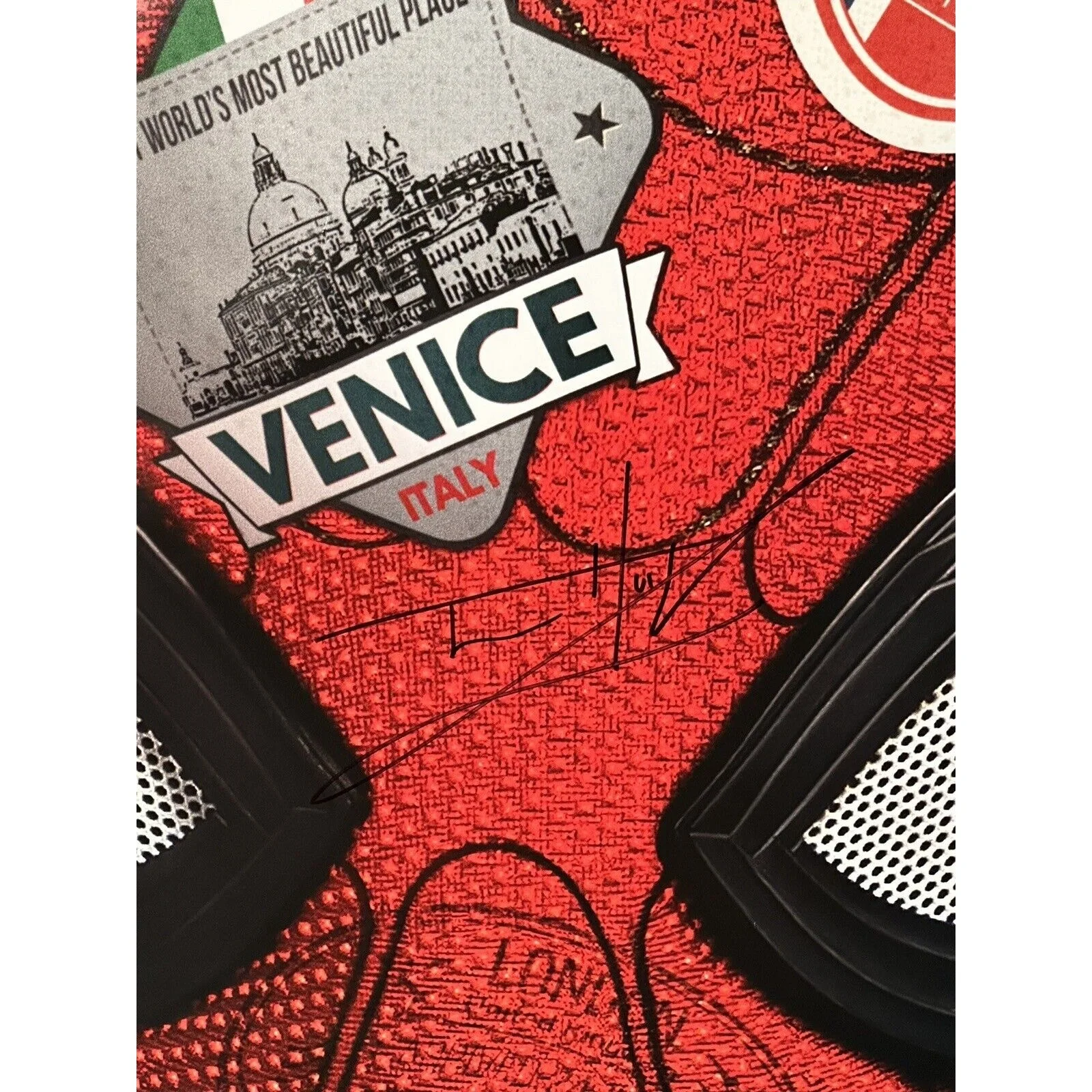 Tom Holland — Tom Holland Signed Autograph COA 27x40 Spider-Man Far From Home Sticker Poster 2, image 2