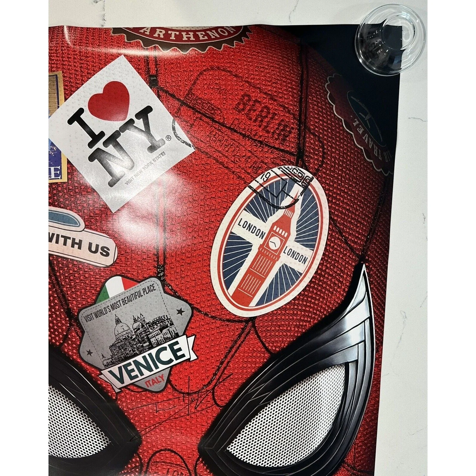 Tom Holland — Tom Holland Signed Autograph COA 27x40 Spider-Man Far From Home Sticker Poster 2, image 4