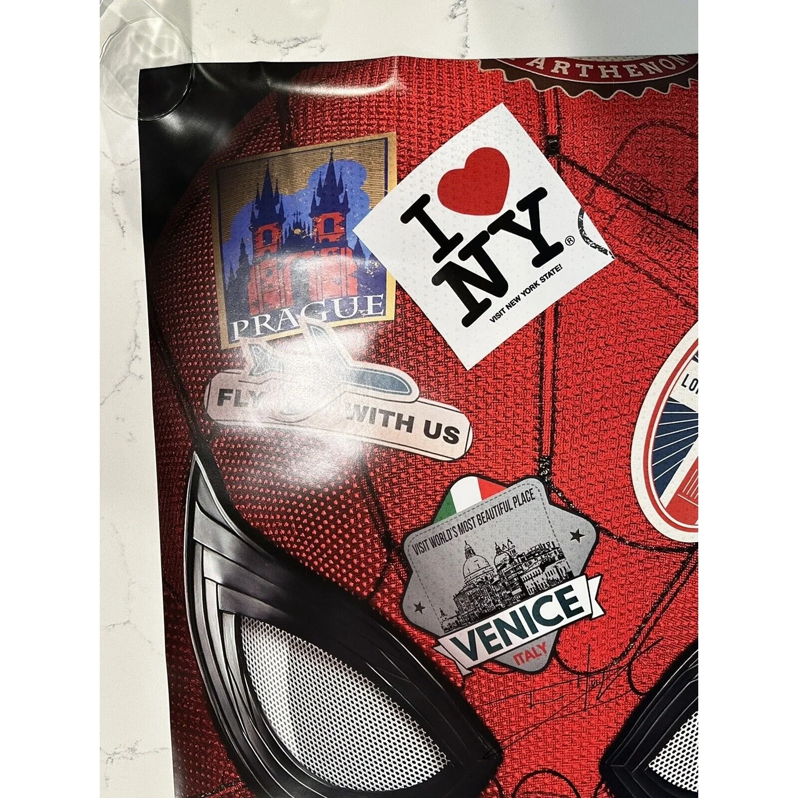 Tom Holland — Tom Holland Signed Autograph COA 27x40 Spider-Man Far From Home Sticker Poster 2, image 5