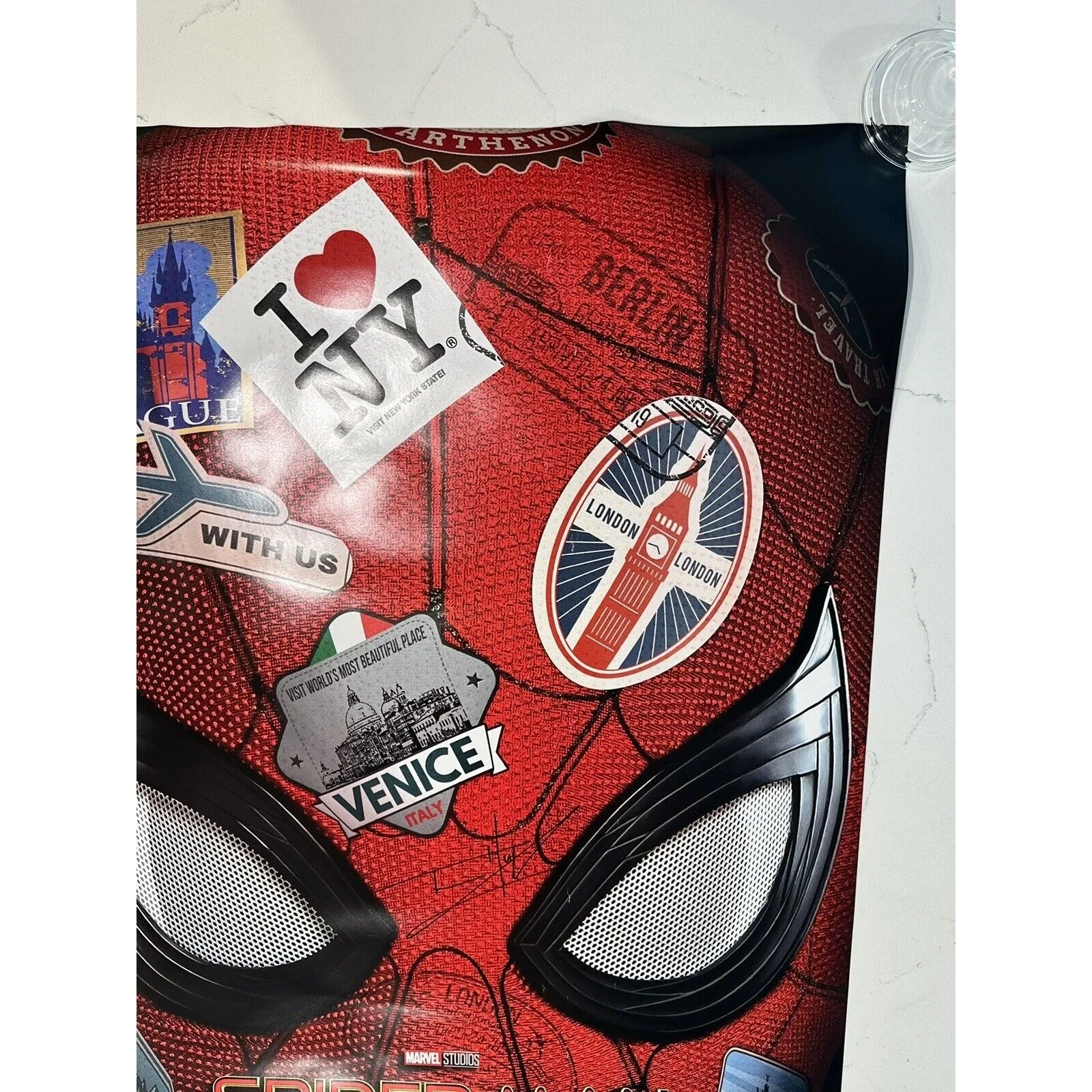 Tom Holland — Tom Holland Signed Autograph COA 27x40 Spider-Man Far From Home Sticker Poster 1, image 2