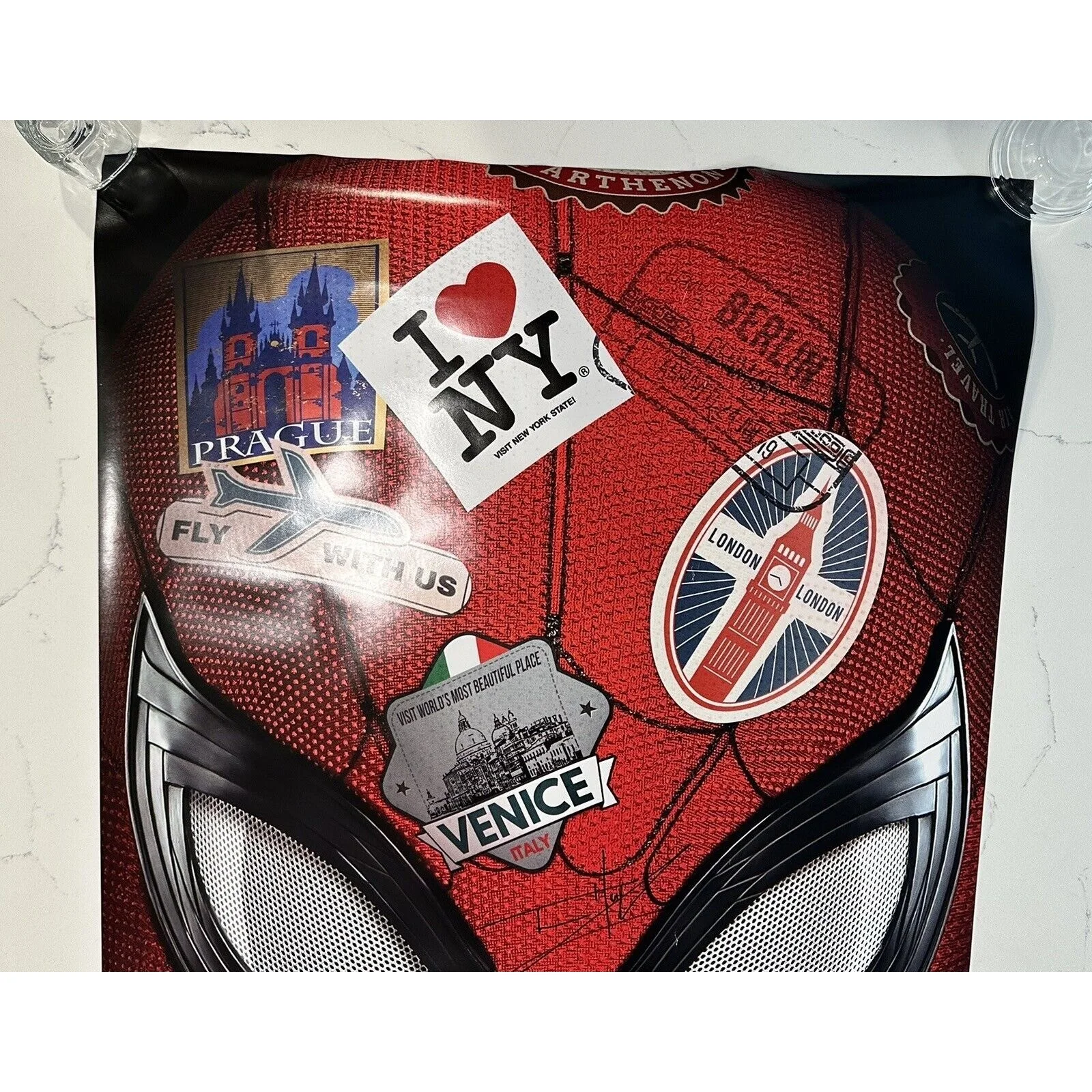 Tom Holland — Tom Holland Signed Autograph COA 27x40 Spider-Man Far From Home Sticker Poster 1, image 3