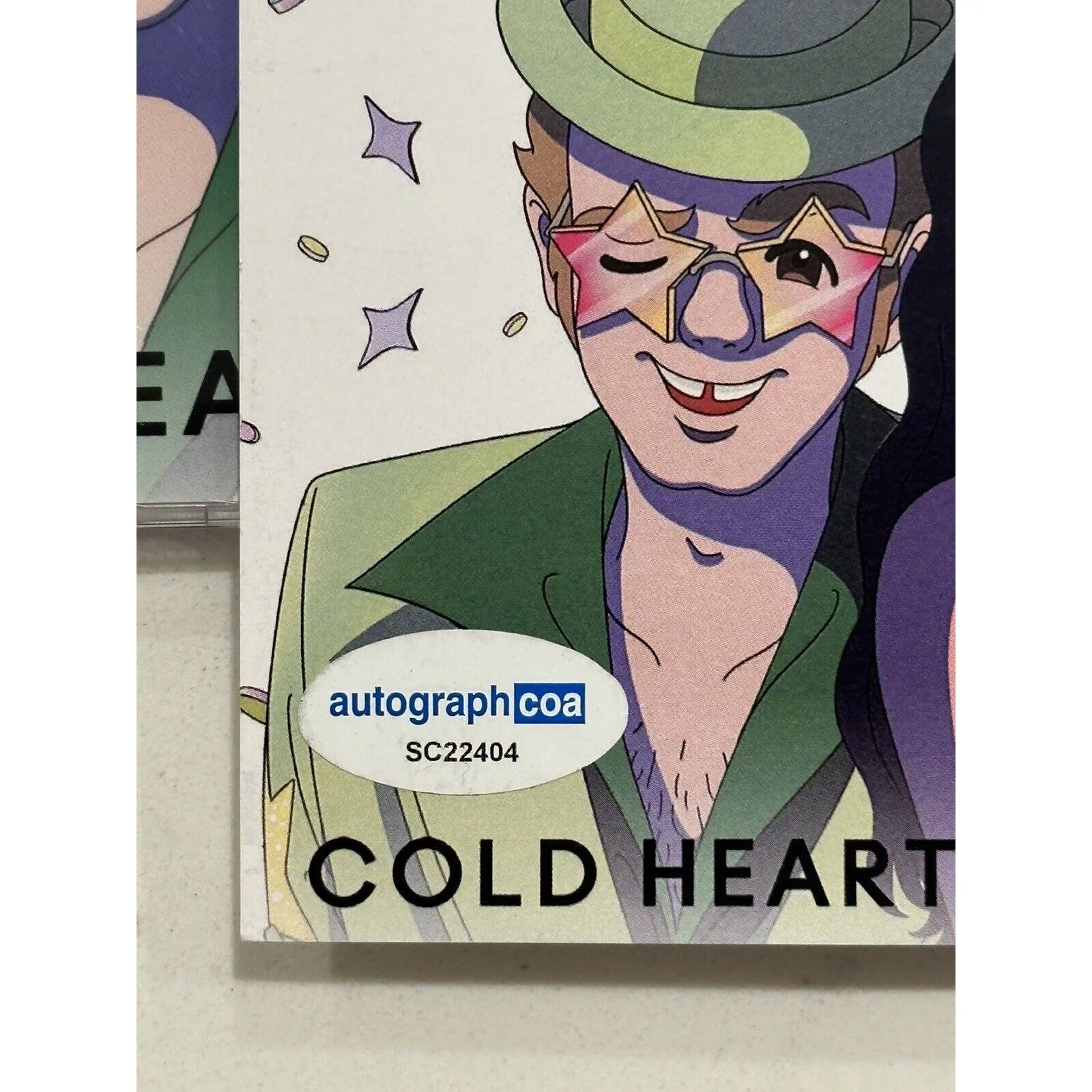 Elton John — ELTON JOHN Autographed Elton & Dua "Cold Heart Pnau Remix" CD Insert - ACOA COA, изображение 5
