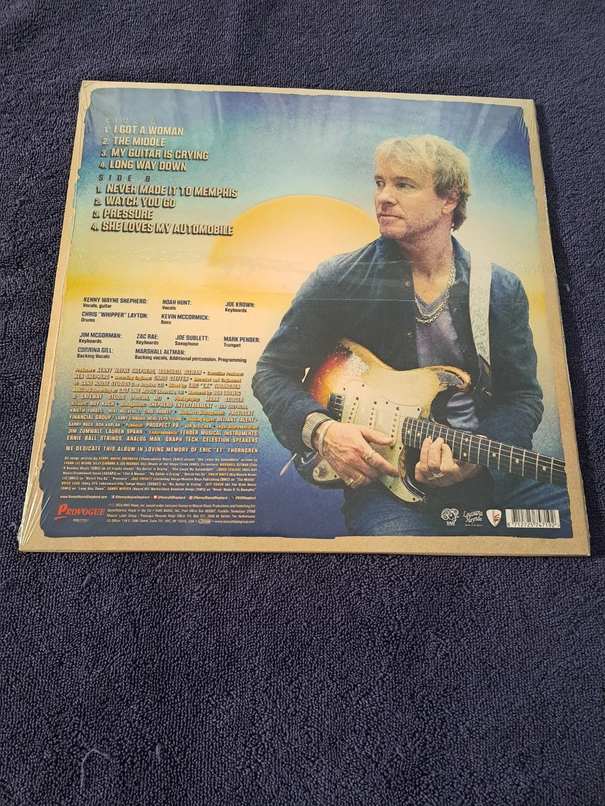 KENNY WAYNE, HUNT, LAYTON, KROWN SIGNED DIRT ON MY DIAMONDS VOLUME 2 VINYL JSA, изображение 5