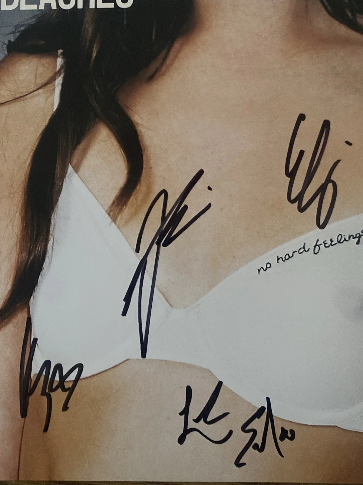 The Beaches Band Full Autographed Vinyl Album No Hard Feelings Jordan Miller +3, изображение 2