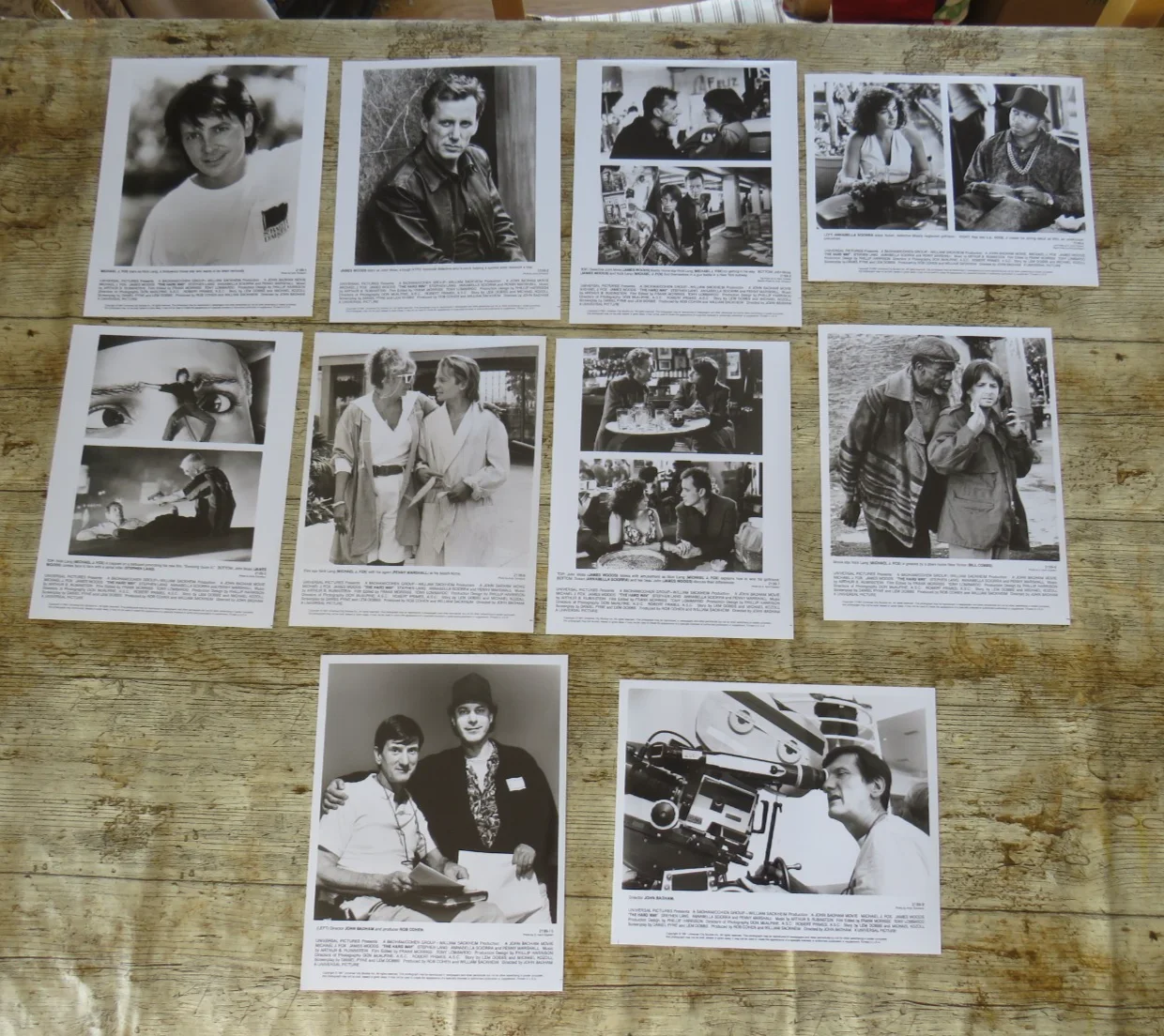THE HARD WAY GENUINE 1991 CINEMA FILM PRESS KIT Michael J Fox 10 PHOTOS 7 SLIDES, изображение 4