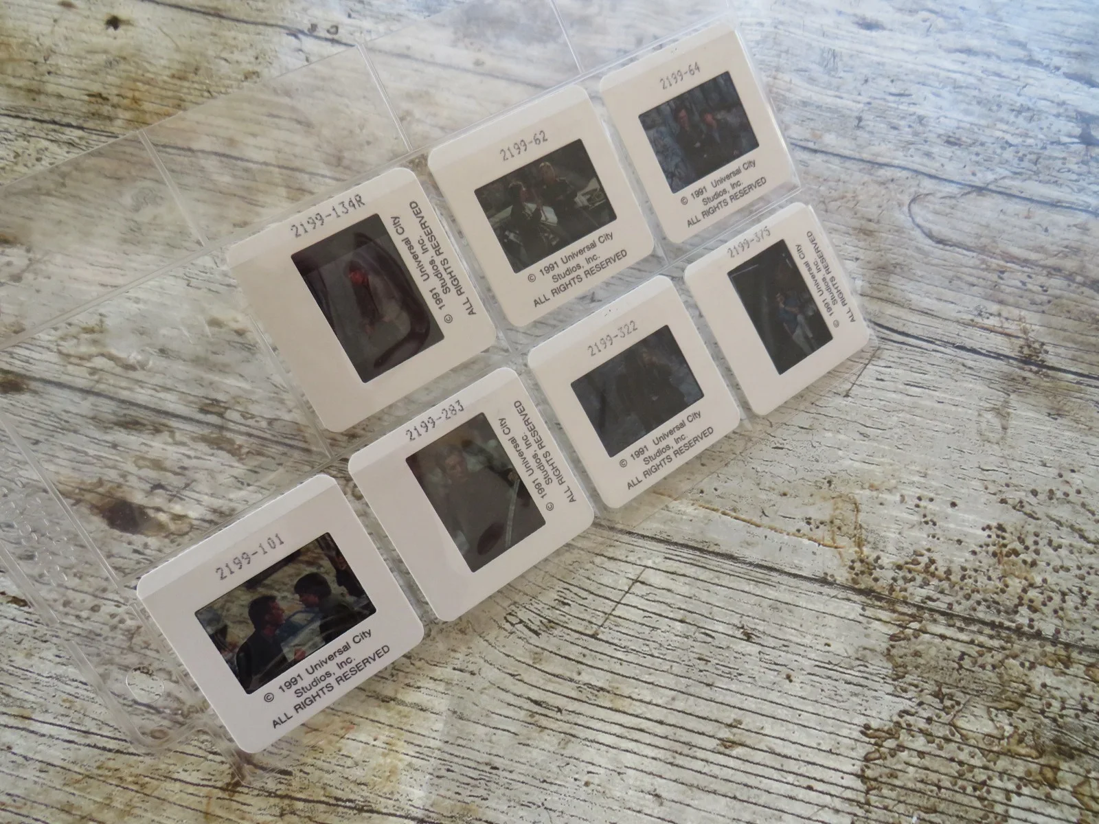 THE HARD WAY GENUINE 1991 CINEMA FILM PRESS KIT Michael J Fox 10 PHOTOS 7 SLIDES, изображение 5