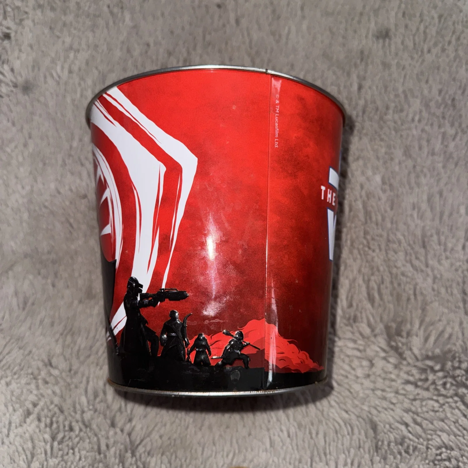 Star Wars the Rise Of Skywalker Popcorn Tin Bucket RED AMC Theatres - (B), изображение 4