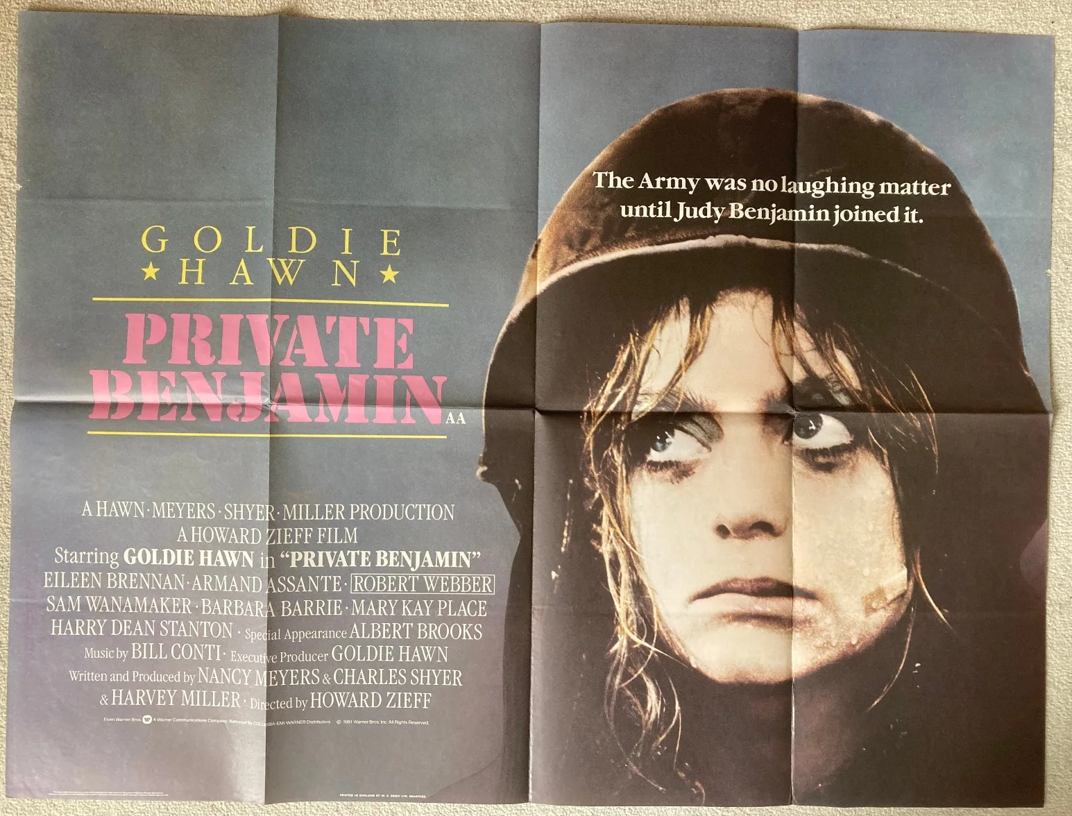 Cinema Poster: PRIVATE BENJAMIN 1980 (Quad) Goldie Hawn Armand Assante, изображение 2