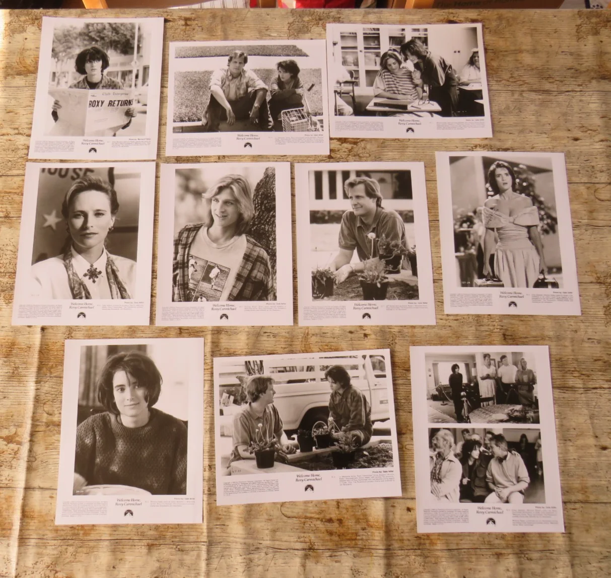 WELCOME HOME ROXY CARMICHAEL ORIGINAL 1990 FILM PRESS KIT Winona Ryder 10 PHOTOS, изображение 4