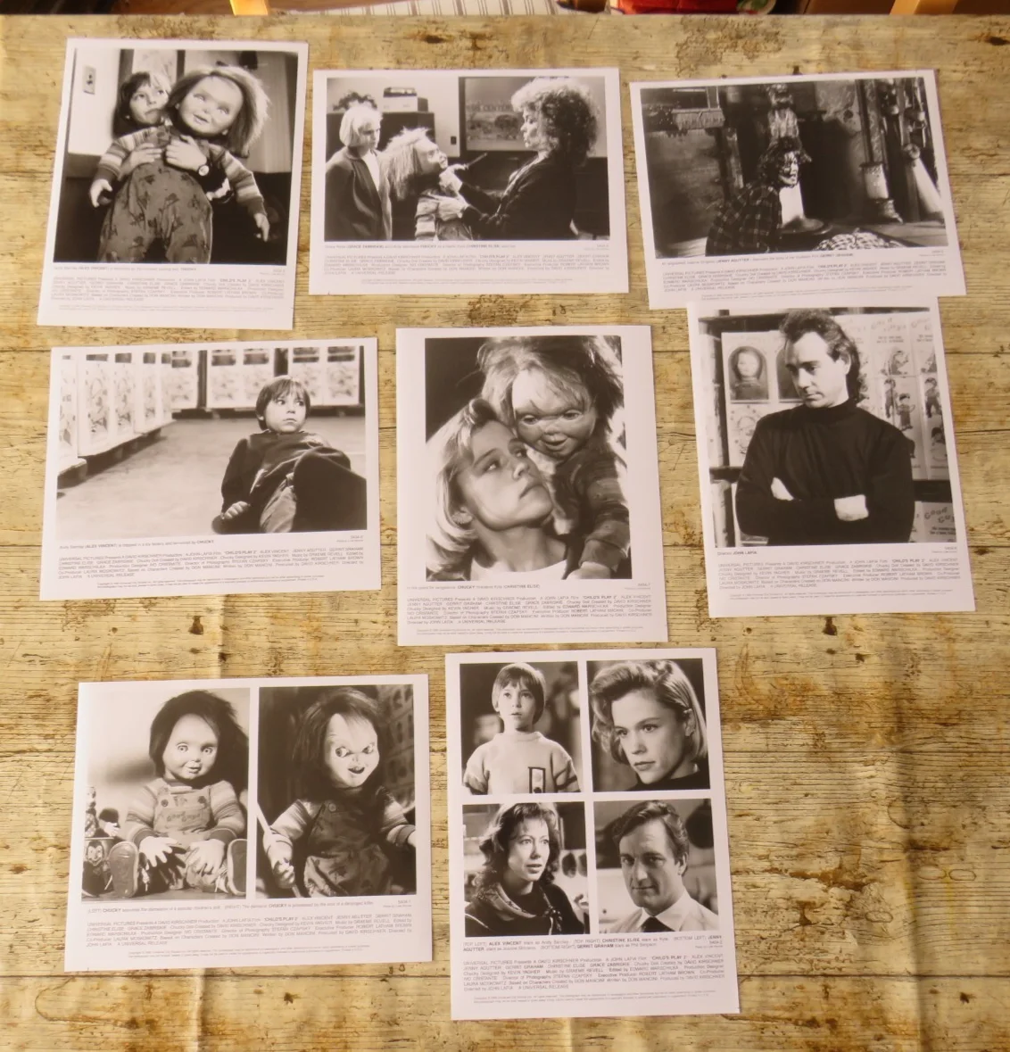 CHILDS PLAY 2 ORIGINAL 1990 CINEMA MOVIE FILM PRESS KIT Alex Vincent 8 PHOTOS, изображение 4