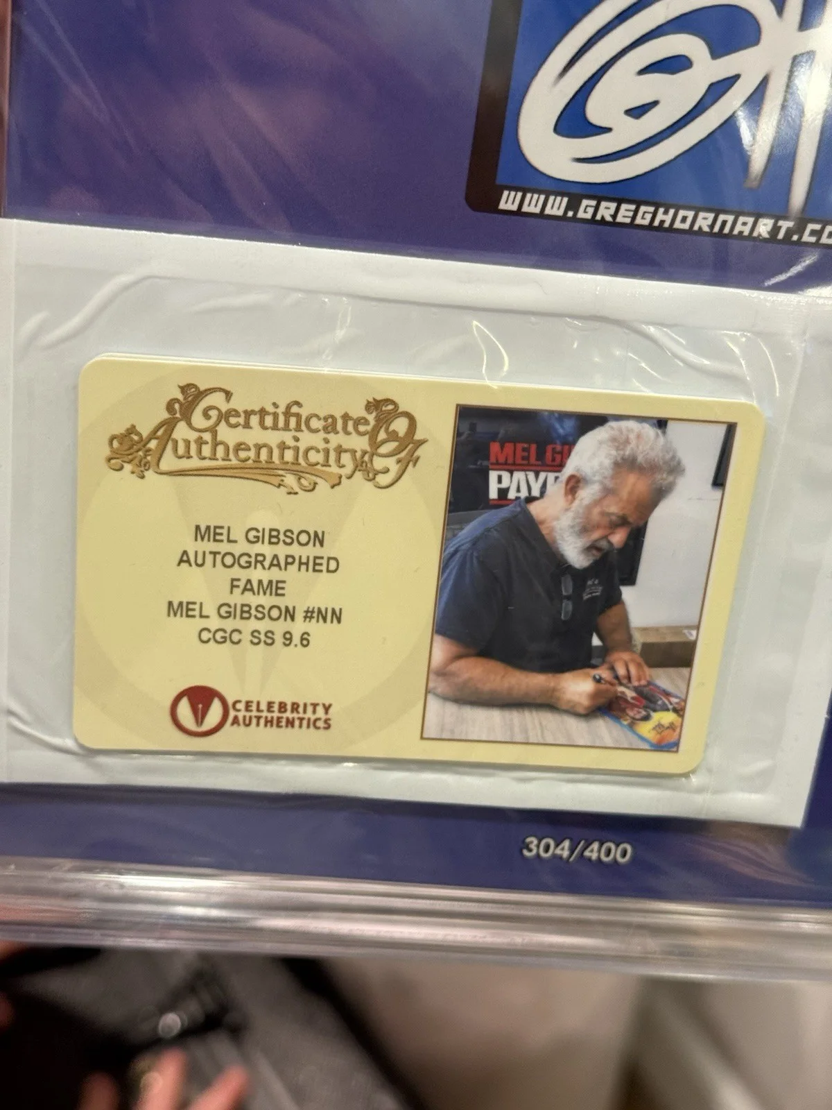 Mel Gibson — Mel Gibson Danny Glover Autographed 2024 Lethal Weapon Virgin Cover CGC SS 9.6, изображение 5