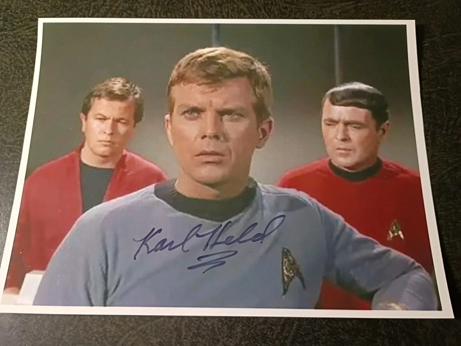 KARL HELD — KARL HELD 3 Hand Signed Autograph Photo S- ACTOR - ACTOR - STAR TREK, изображение 2