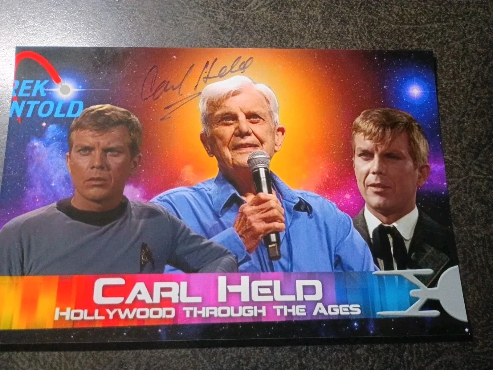 KARL HELD — KARL HELD 3 Hand Signed Autograph Photo S- ACTOR - ACTOR - STAR TREK, изображение 4