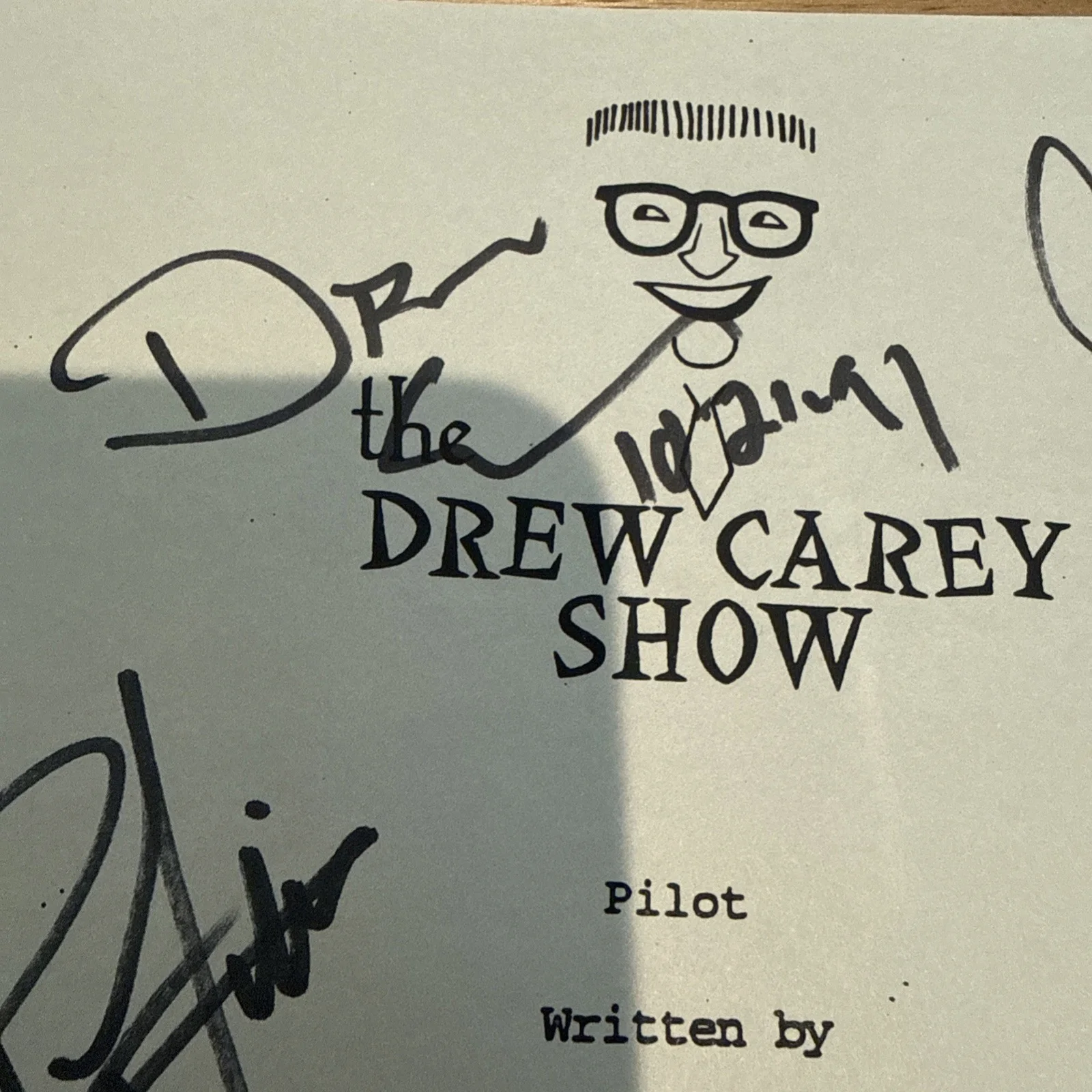 Carey, Styles, Bader, Kinney, Miller, Ferguson — 1995 Drew Carey Show Pilot Script Multi Signed Cast Warner Bros Original RARE, image 2