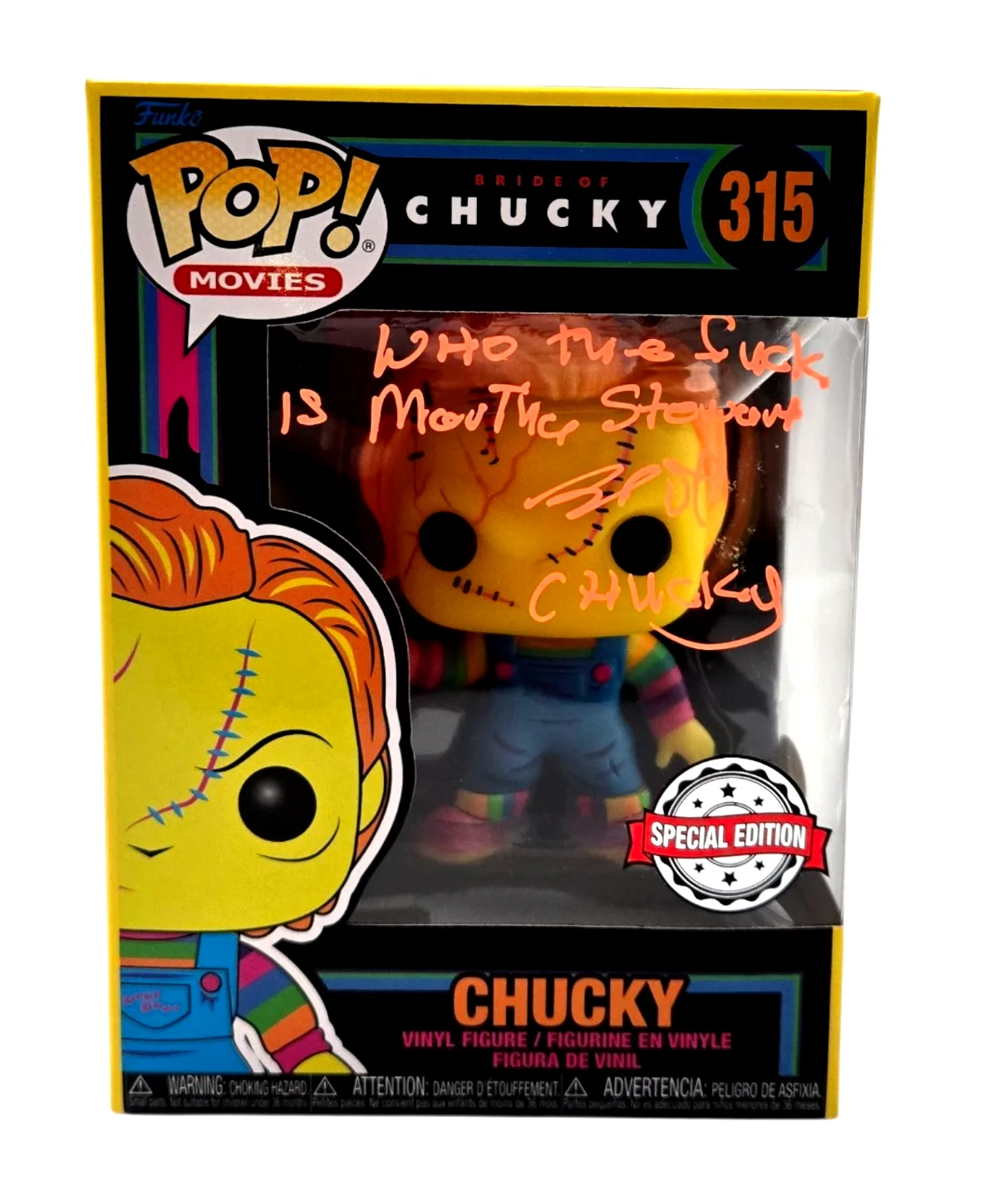 Brad Dourif — Brad Dourif Signed Funko Pop Chucky Childs Play Horror Autograph JSA COA 854, image 2