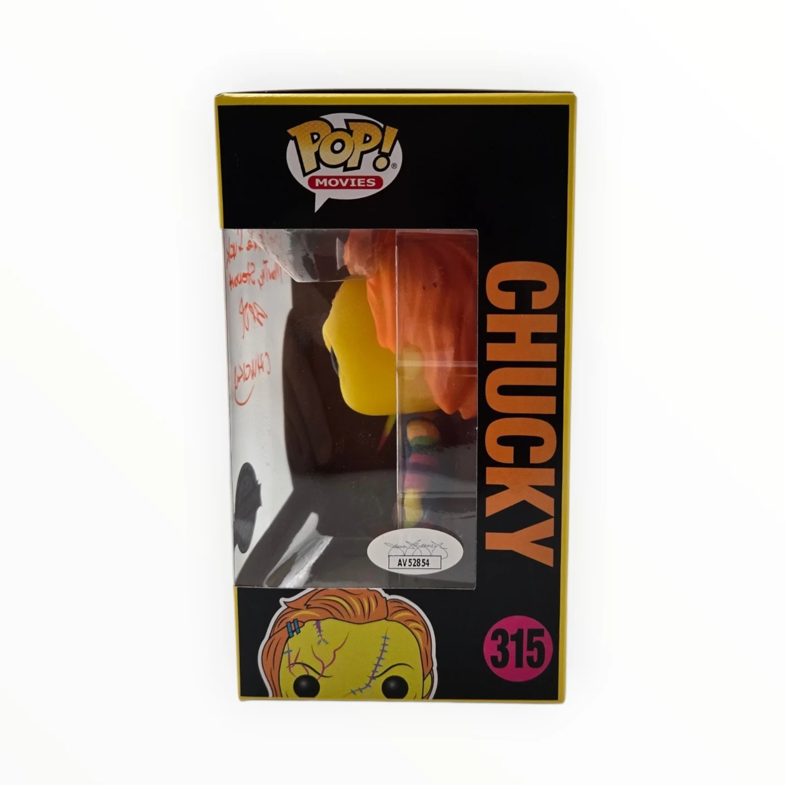 Brad Dourif — Brad Dourif Signed Funko Pop Chucky Childs Play Horror Autograph JSA COA 854, image 3