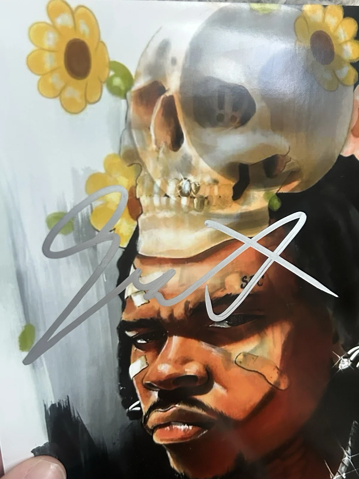 Gunna Signed 8x8 Auto Autographed Photo A Gift & A Curse Proof, изображение 3