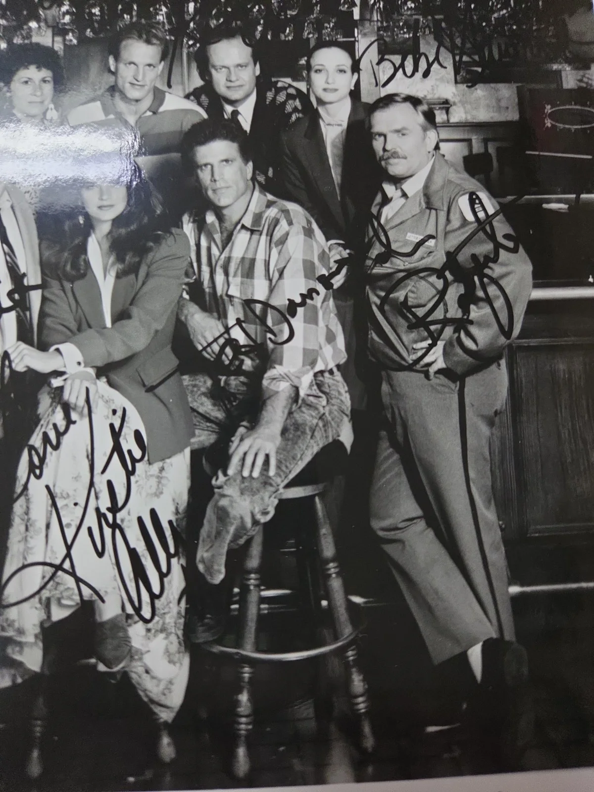 whole cast of Cheers — Cheers 8x10 cast original press promo photo SIGNED, image 4
